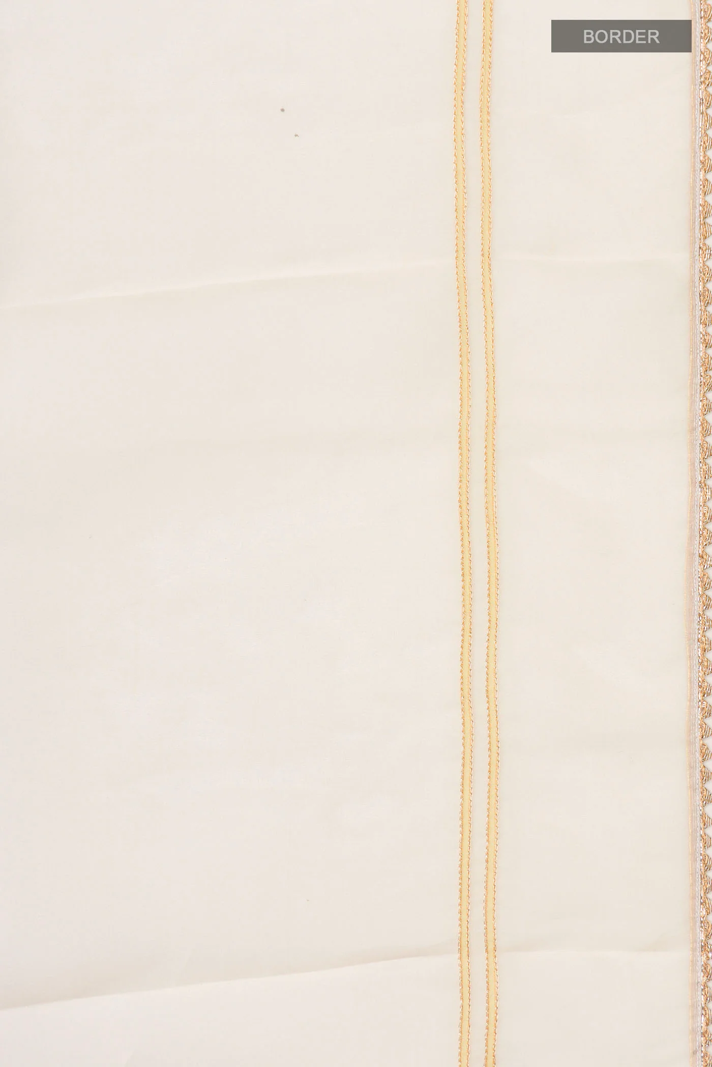 Aboli-Cream Organza Silk Saree - Image 5
