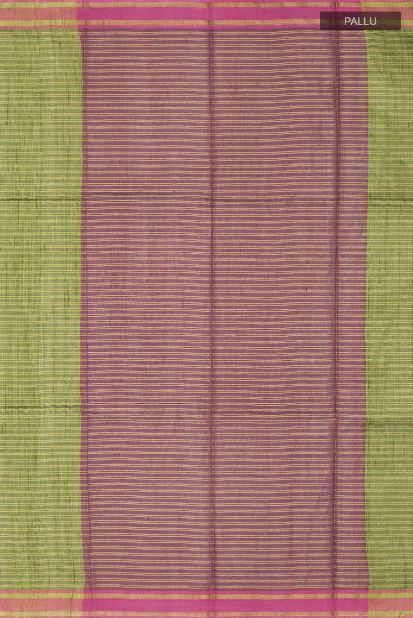 Akira-Green Bhagalpuri Tussar Silk Saree - Image 5
