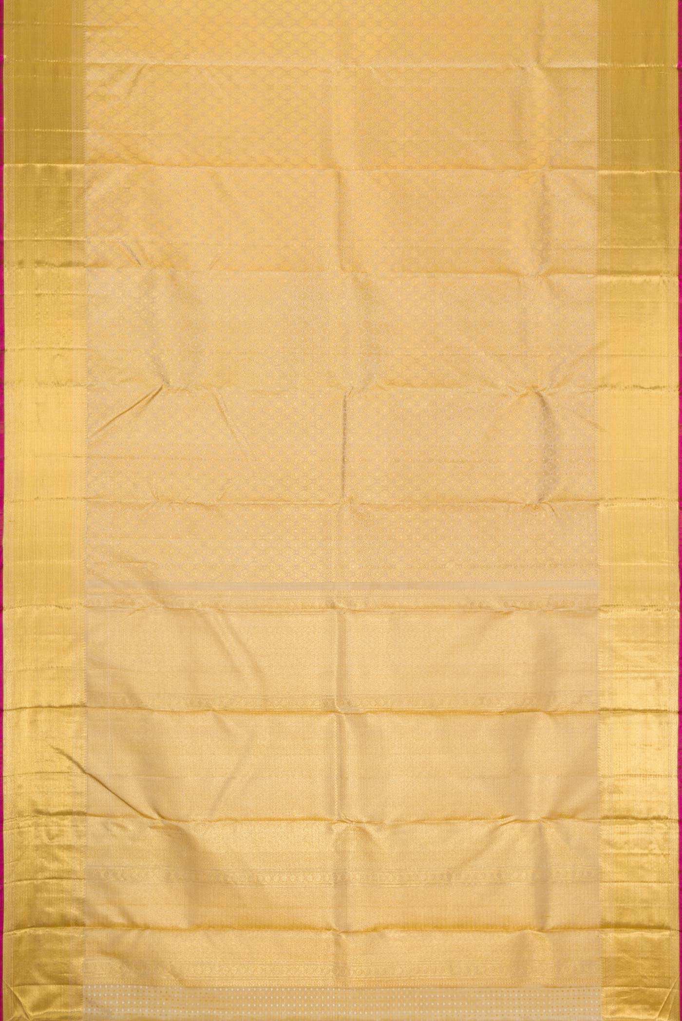 Beige Dual Tone Kanjivaram Silk Saree - Image 6