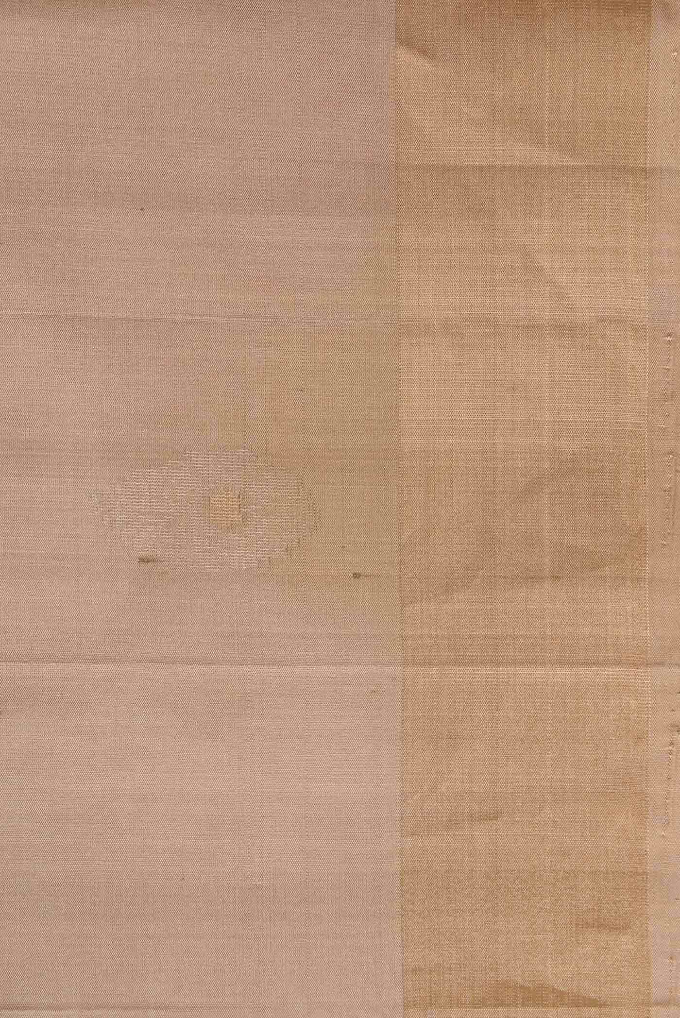 Dark Beige Soft Silk Saree - Image 3