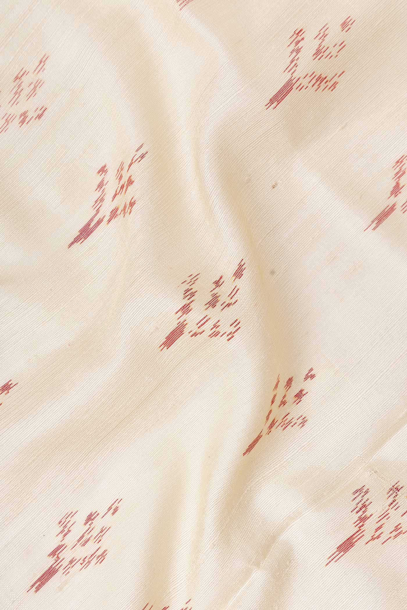 Beige Rajkot Patola Silk Saree - Image 3