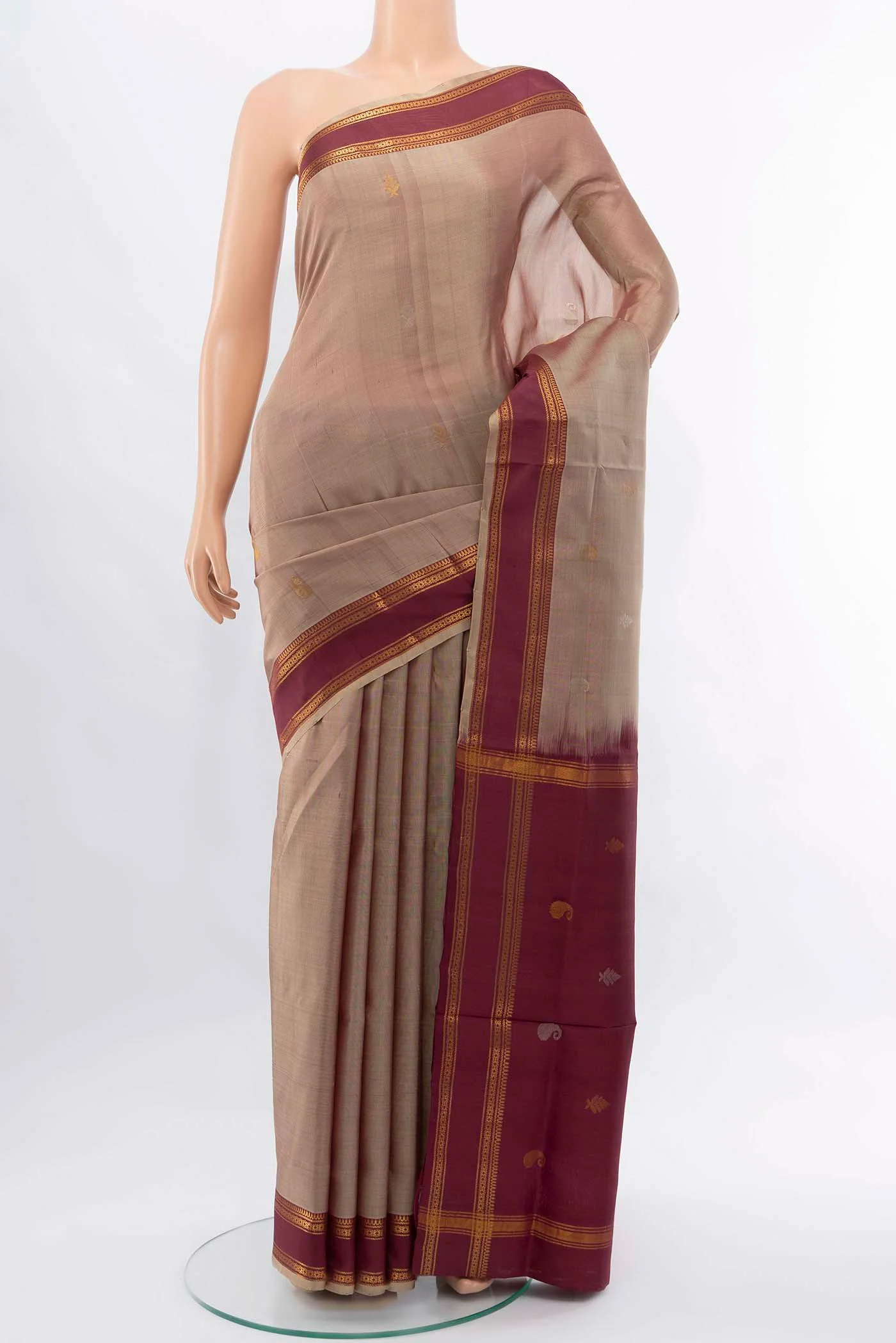 Mauve Uppada Silk Saree