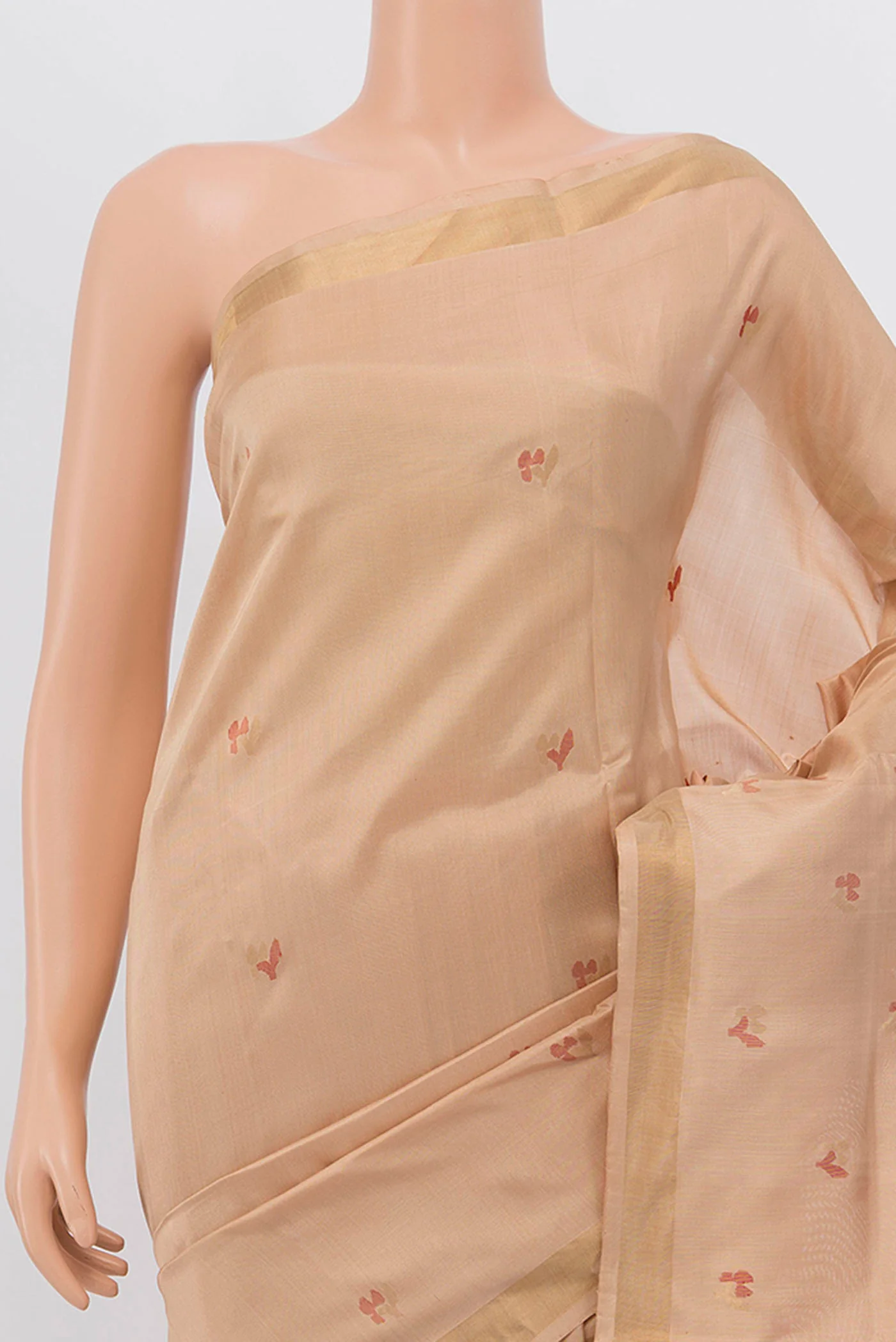 Beige Uppada Silk Saree - Image 2
