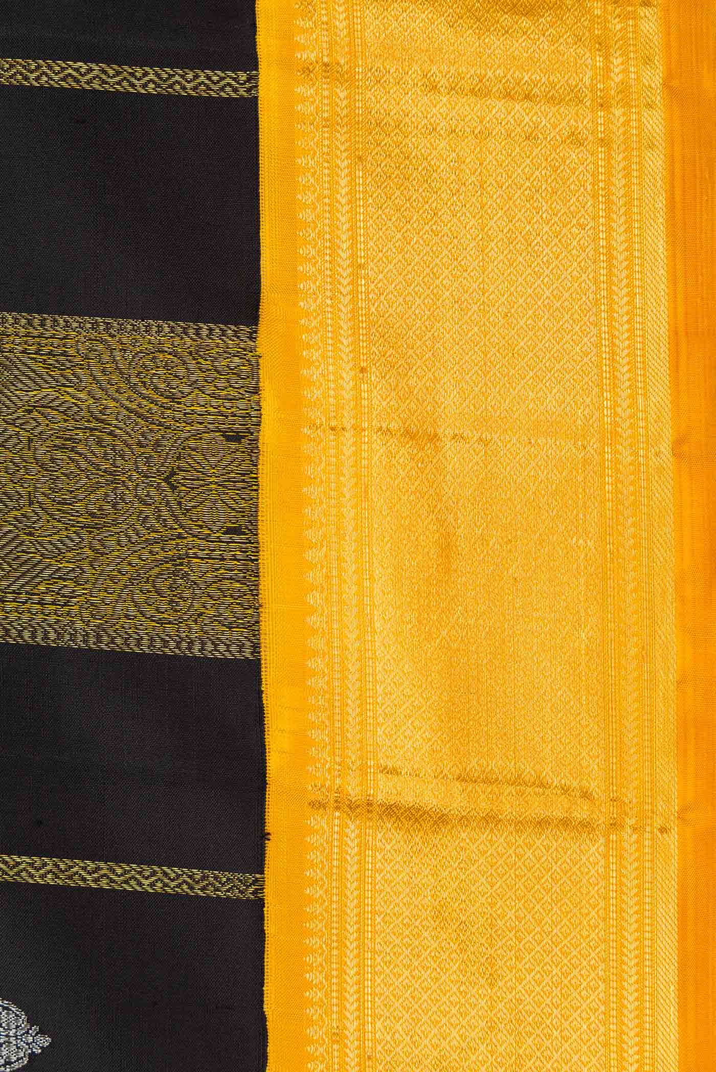 Black Kanjivaram Silk Saree - Image 3