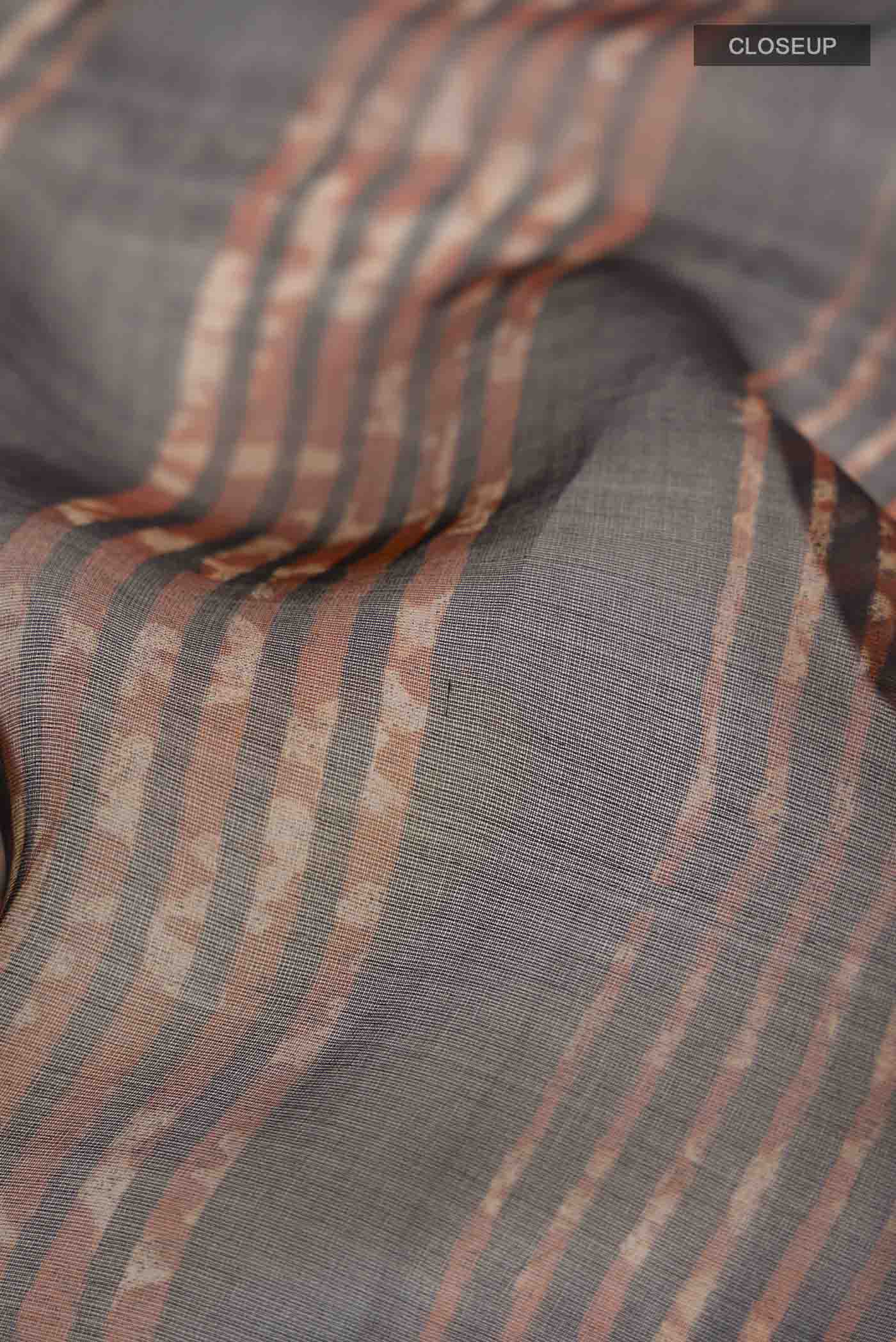 Black Organza Silk Saree - Image 2