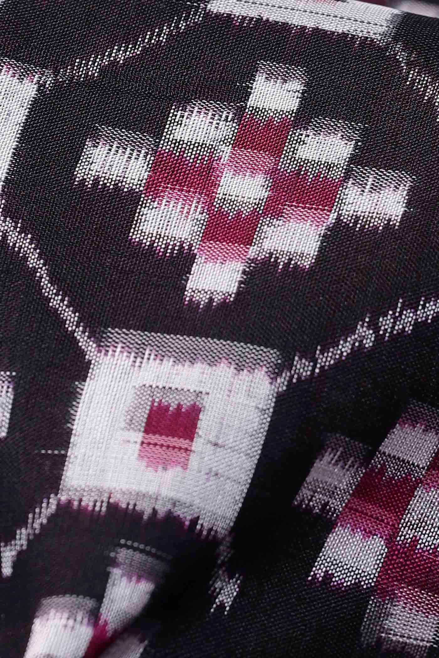 Black Orissa Silk Saree - Image 3