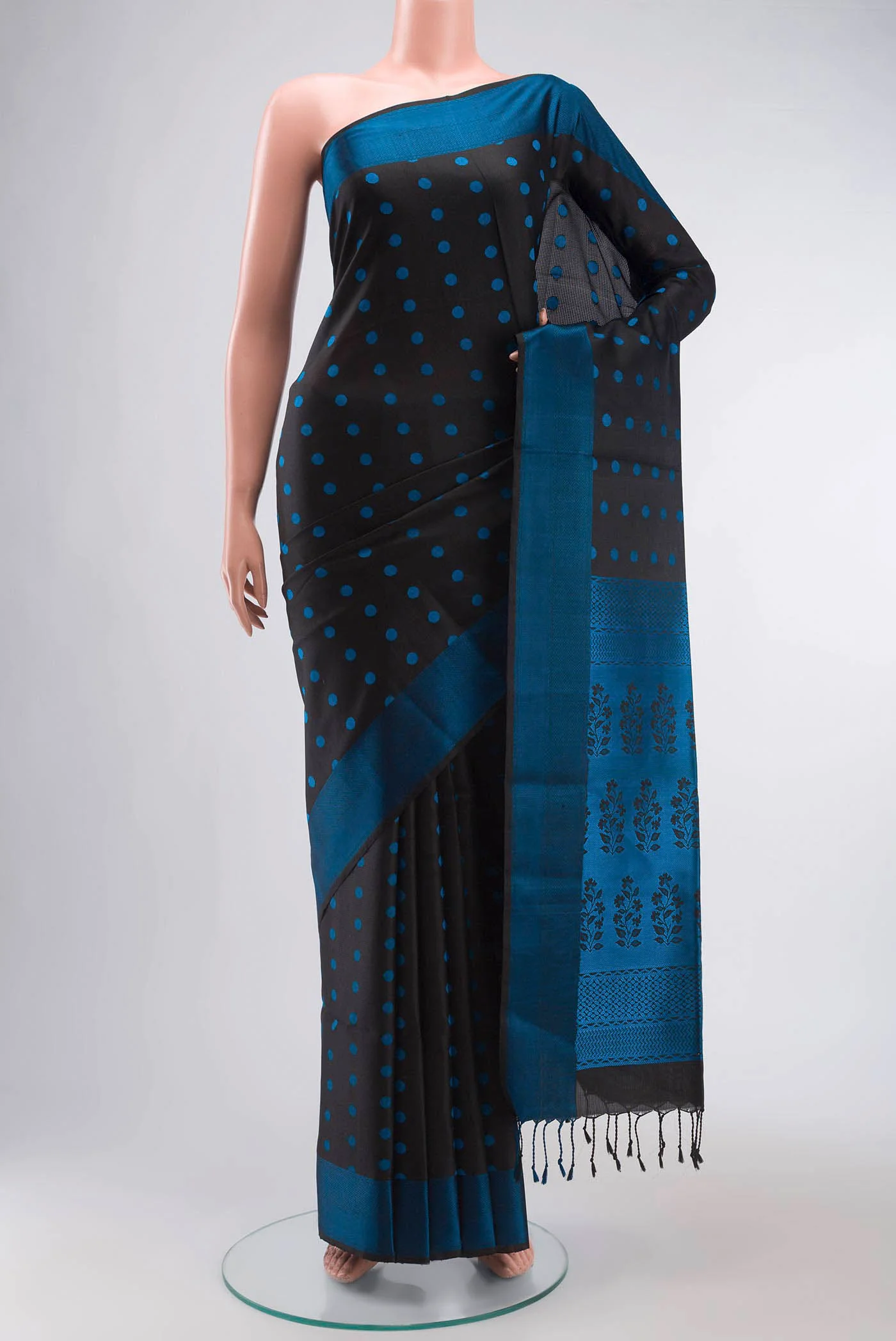 Black Soft Silk Saree