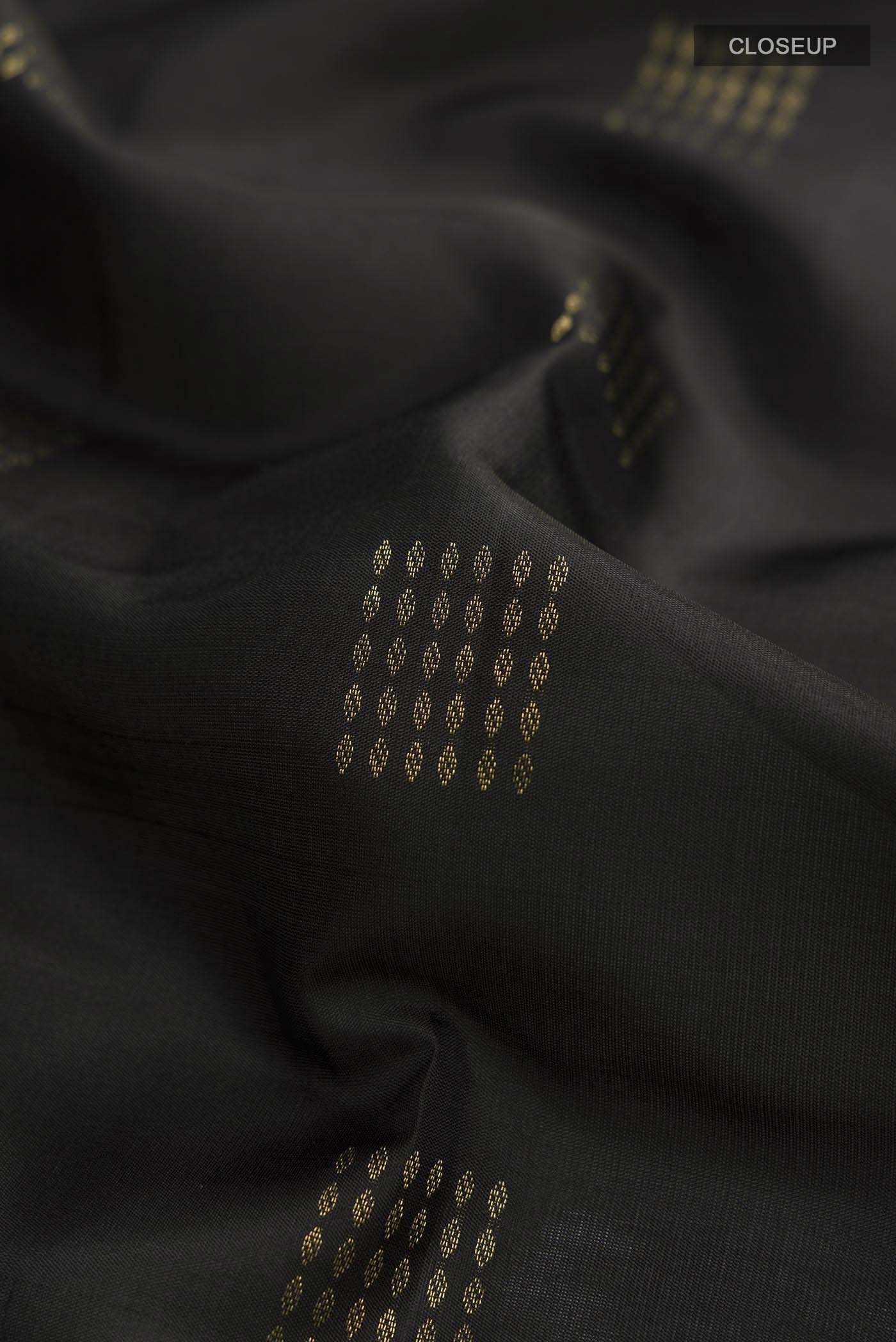 Black Soft Silk Saree - Image 2