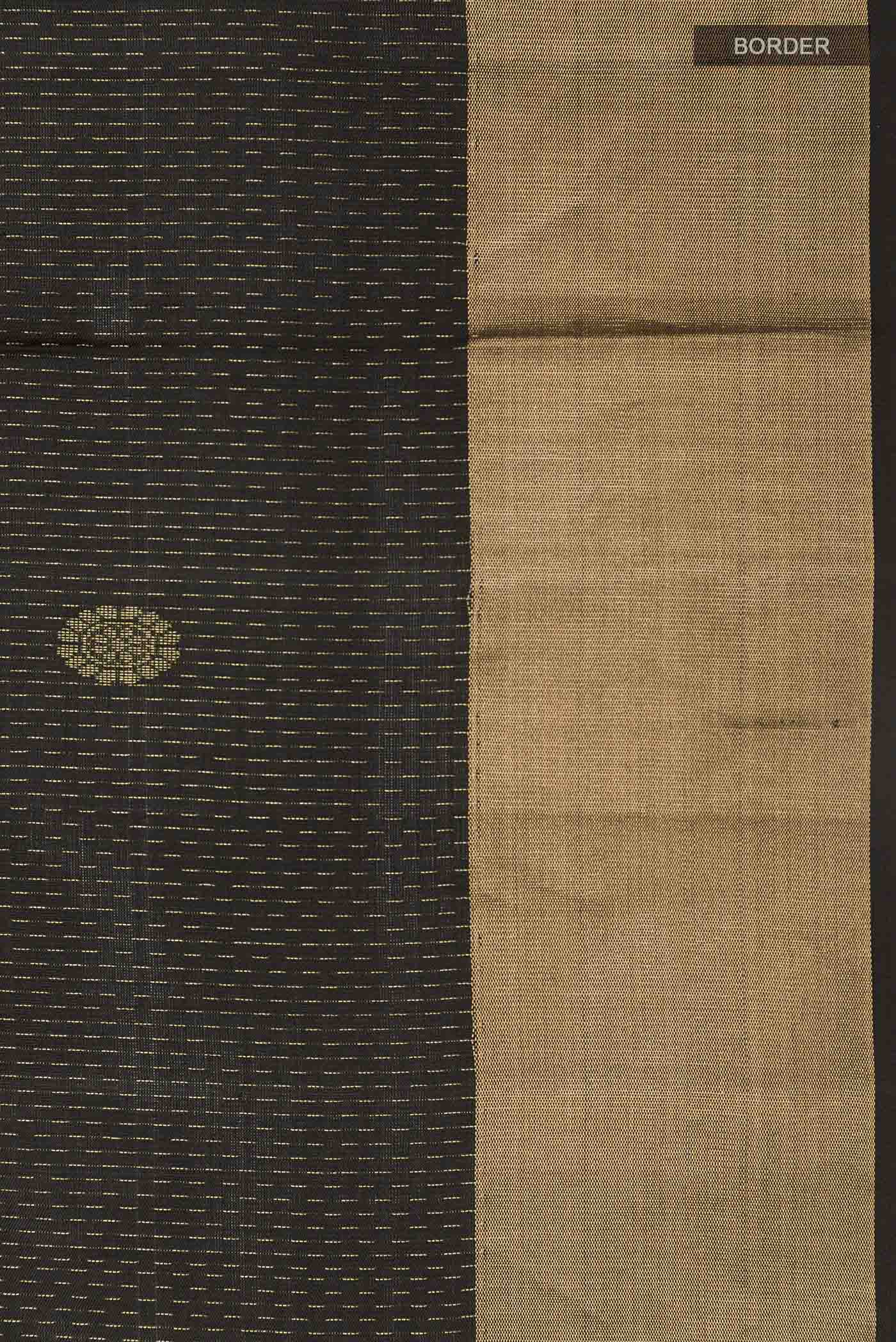 Black Soft Silk Saree - Image 3