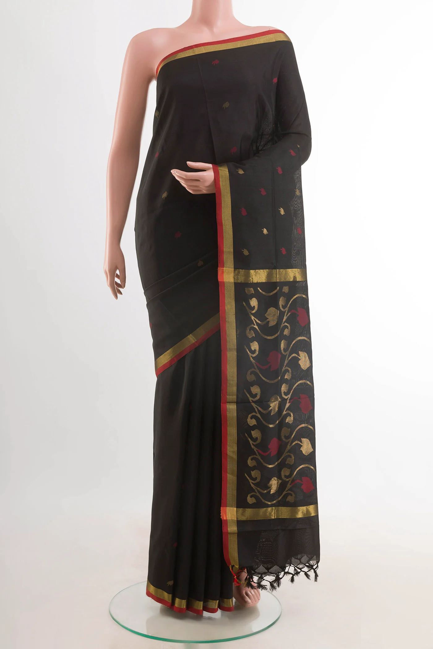 Black Uppada Silk Saree