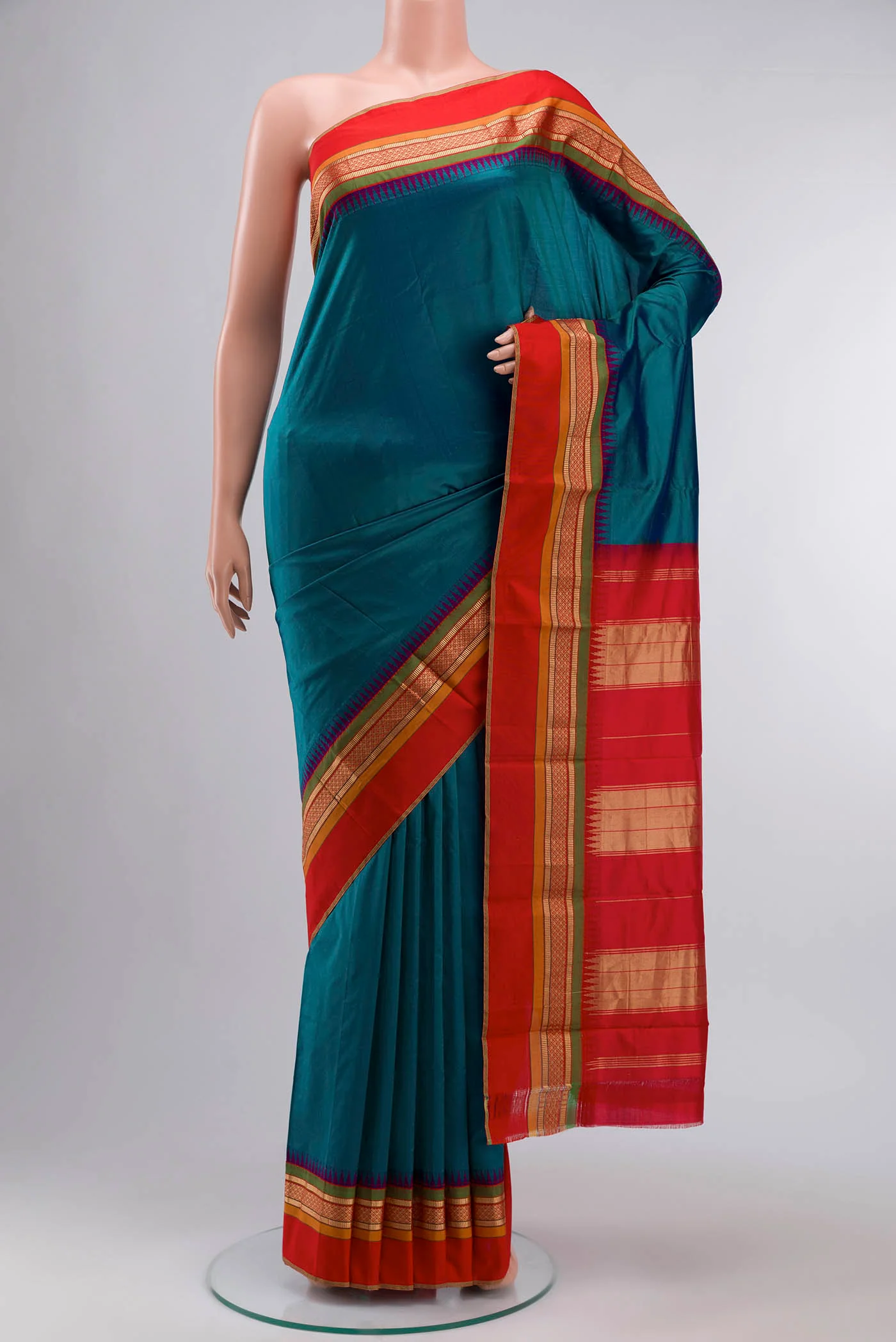 Blue Bangalore Silk Saree