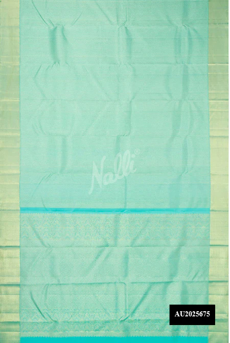 Blue Dual Tone Kanchipuram Silk Saree