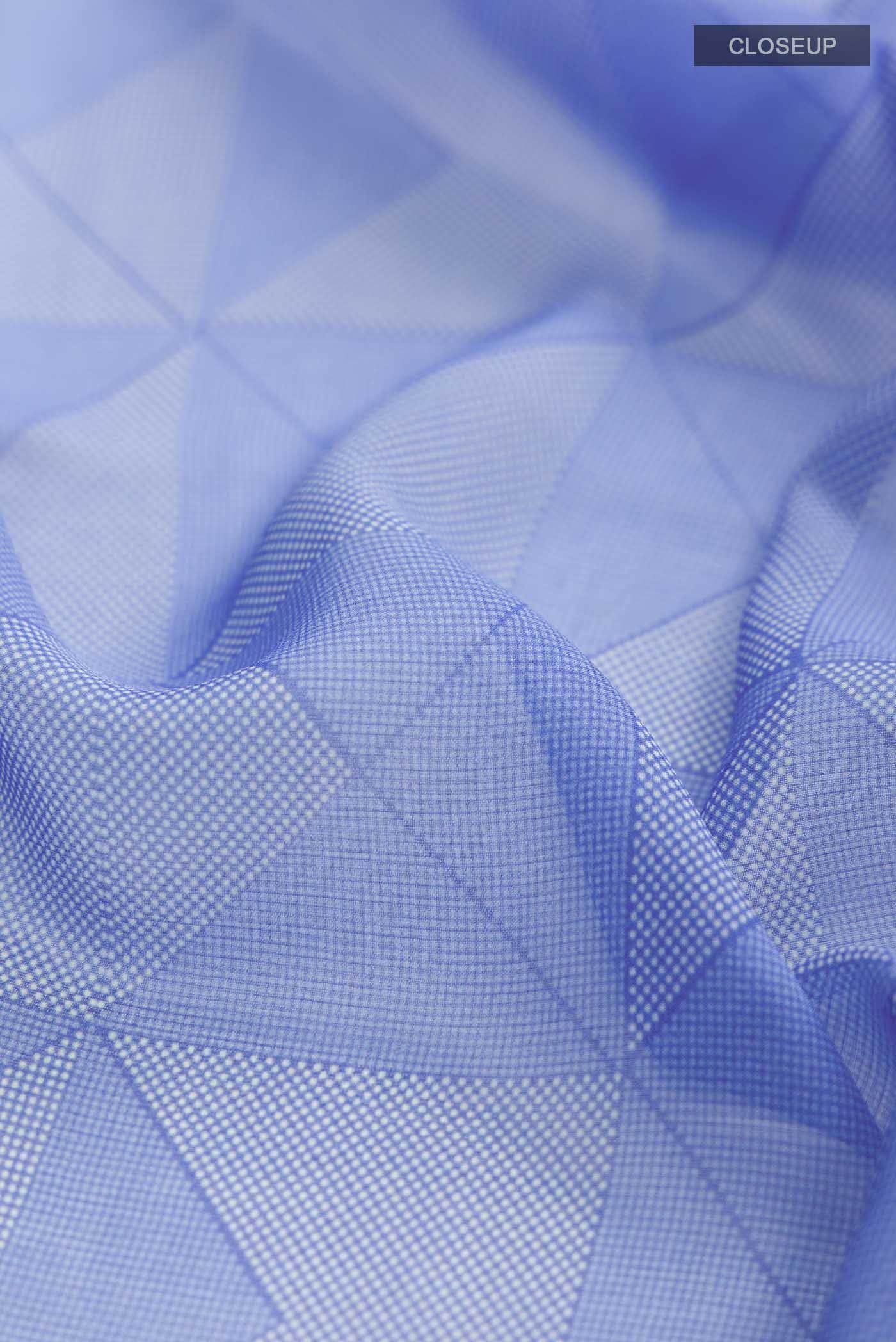 Blue Georgette Saree - Image 2