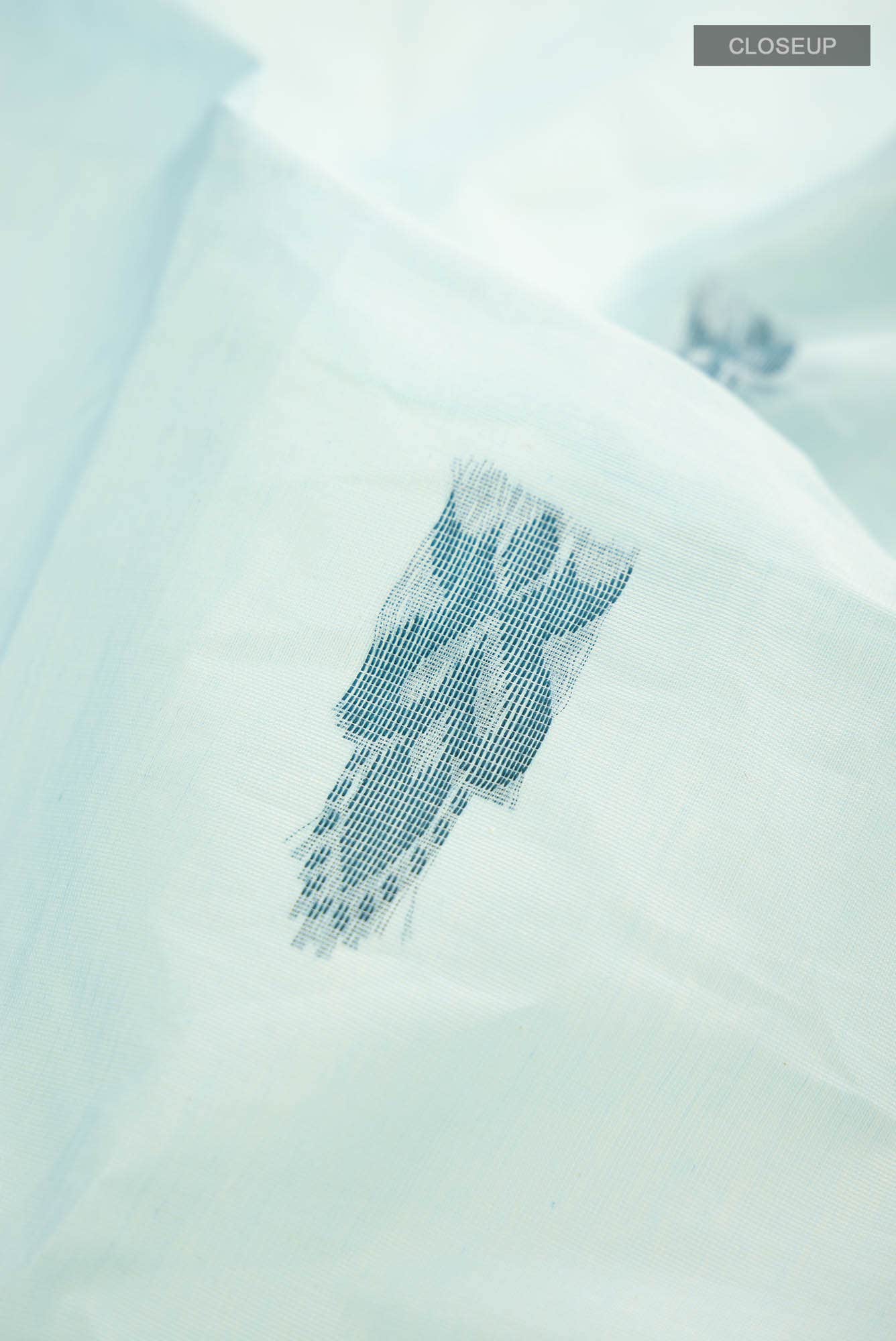 Blue Kanchi Cotton Saree - Image 3