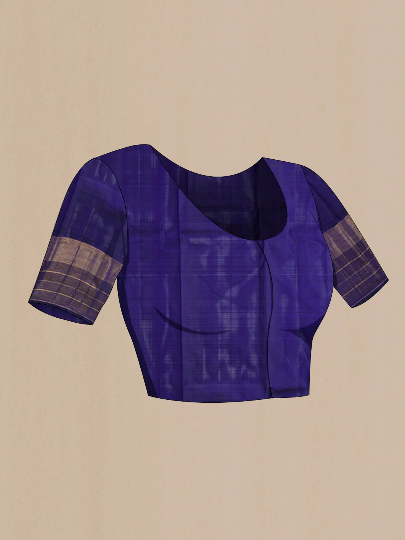 Blue Kanjivaram Silk Saree - Image 5