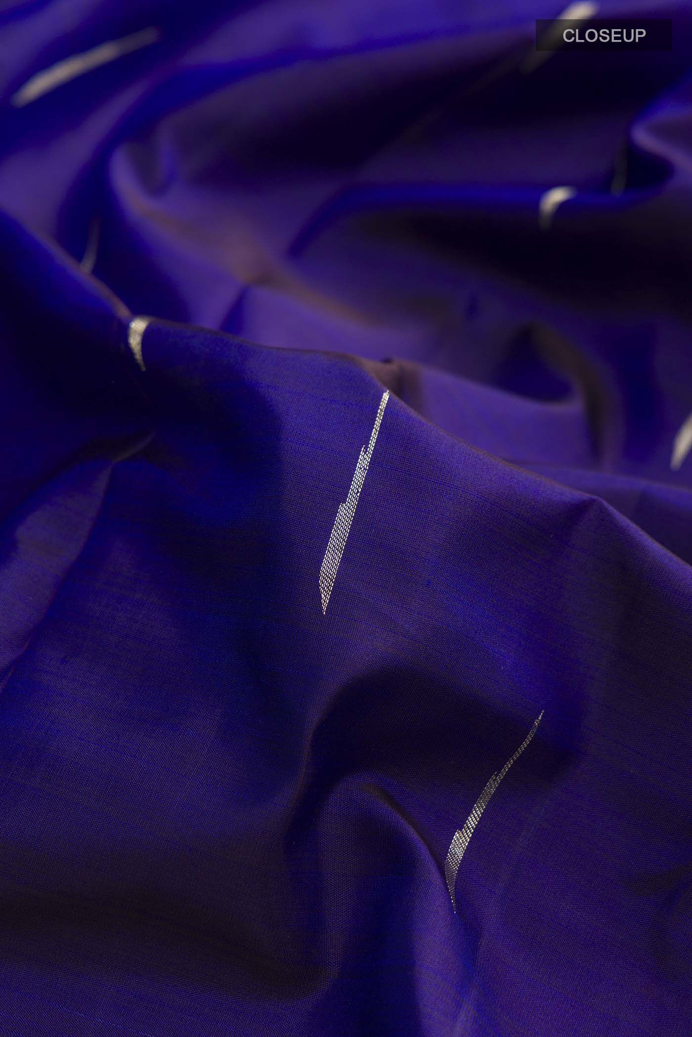 Blue Kanjivaram Silk Saree - Image 2