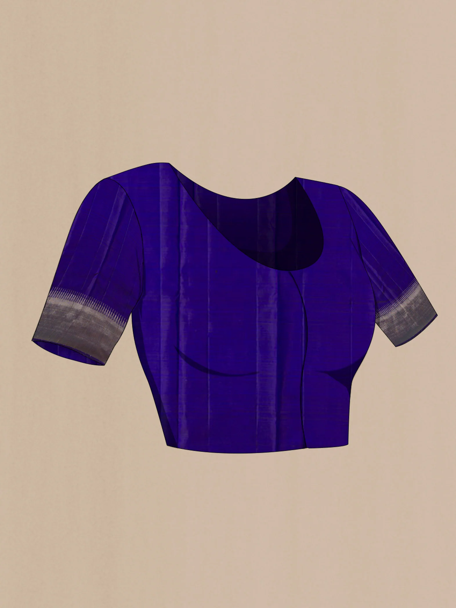 Blue Kanjivaram Silk Saree - Image 5