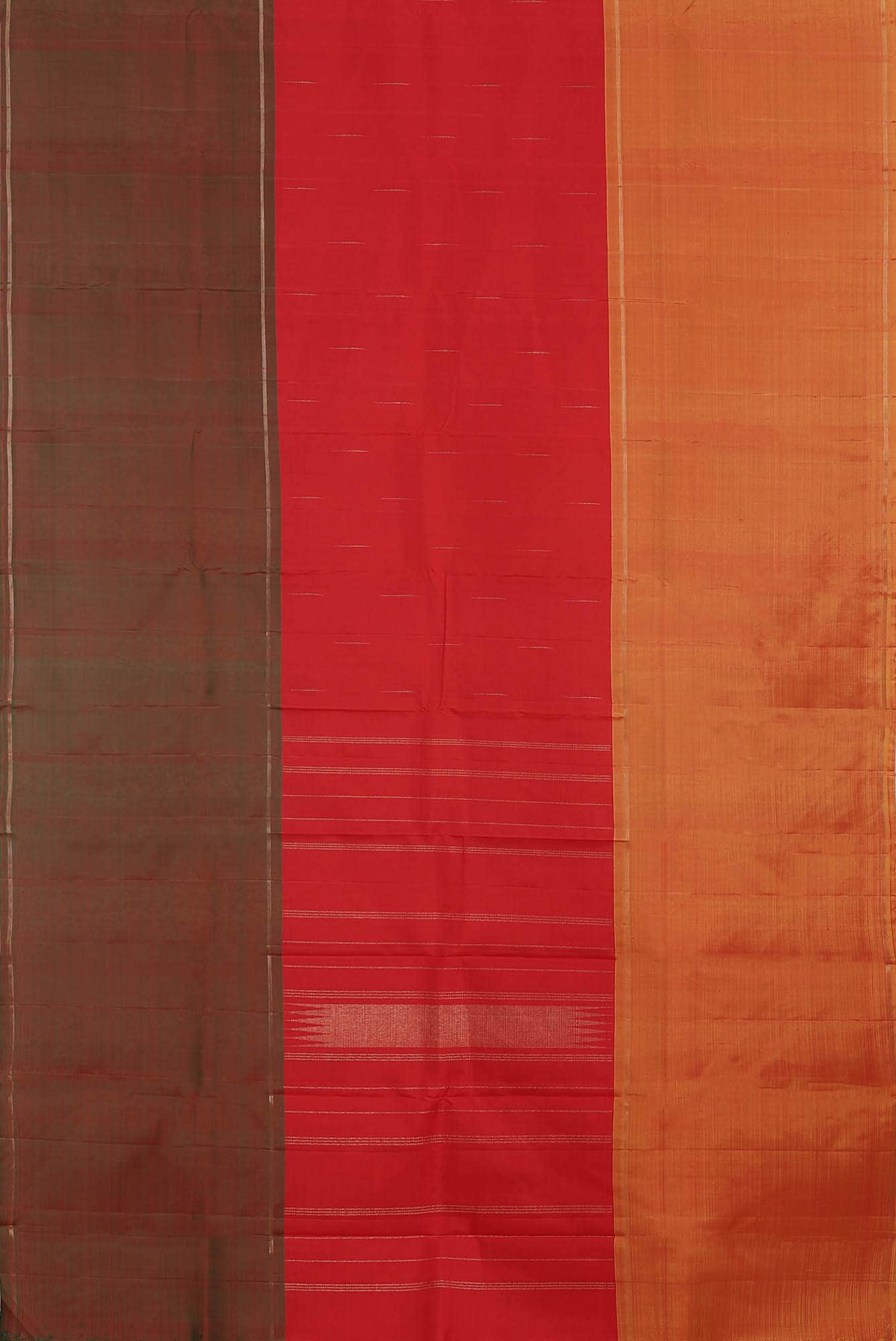 Pure Silk Pure Zari Blue Kanjivaram Saree - Image 6