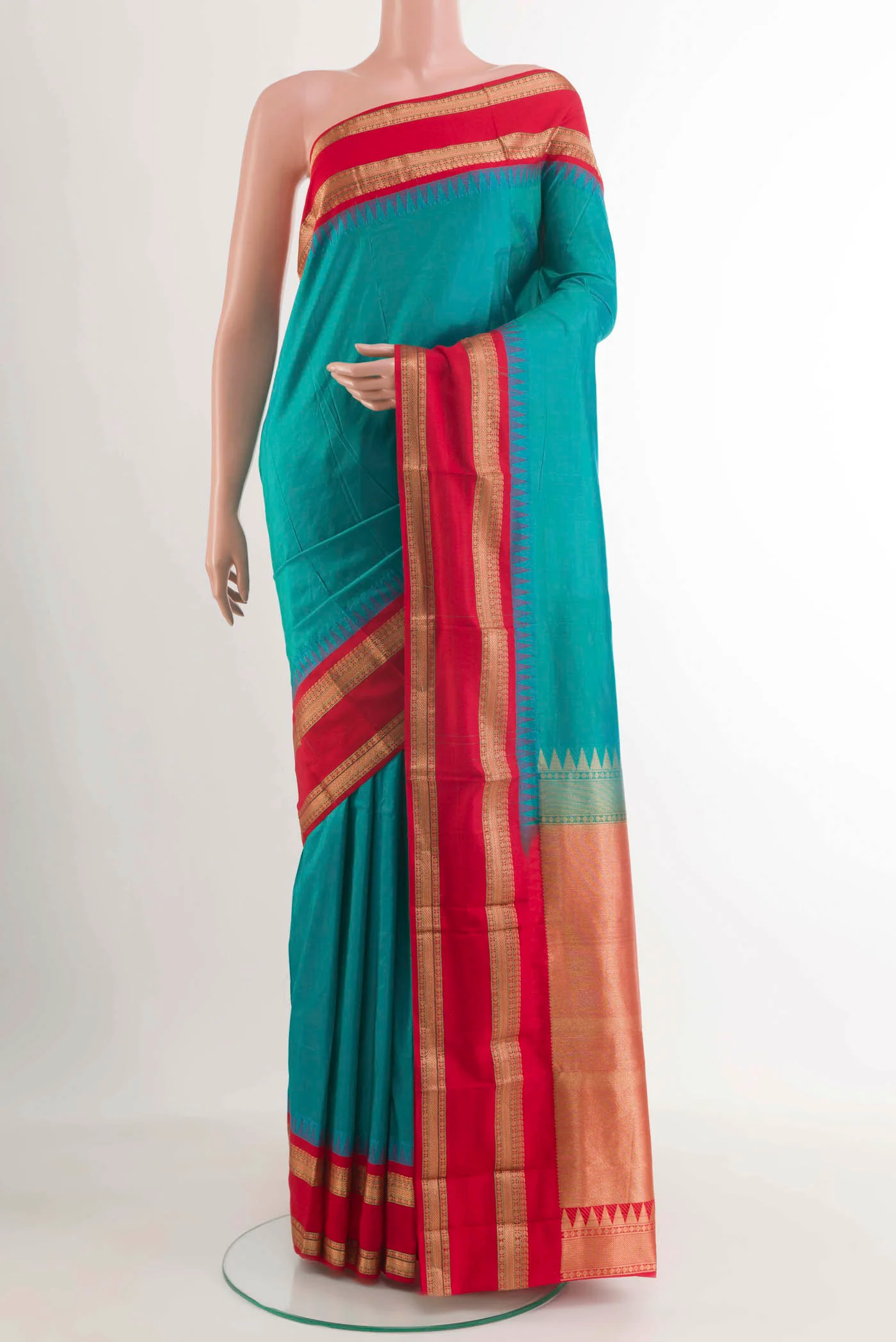 Blue Bangalore Silk Saree