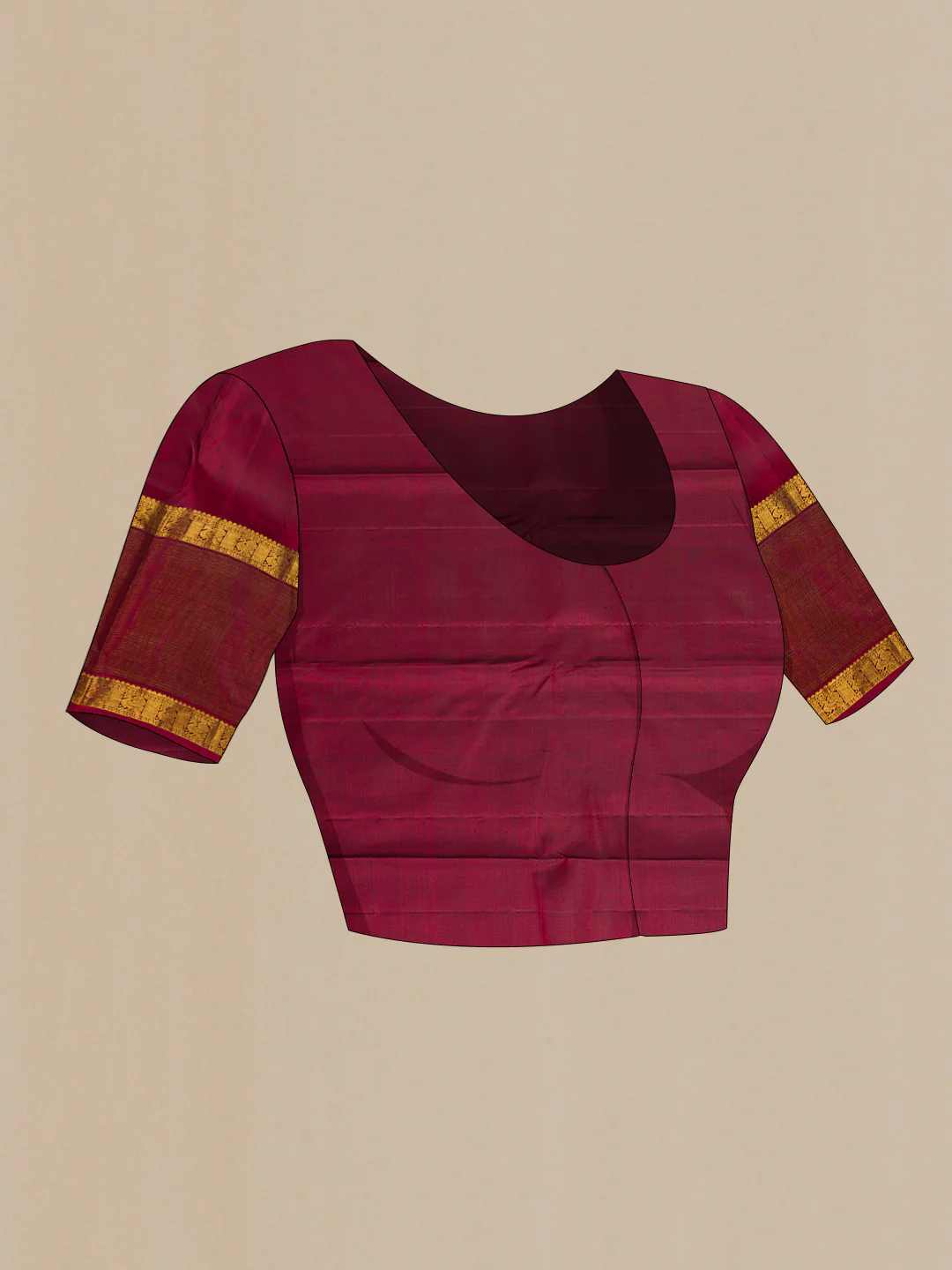 Bottle Green Kanjivaram Silk Saree - Image 5