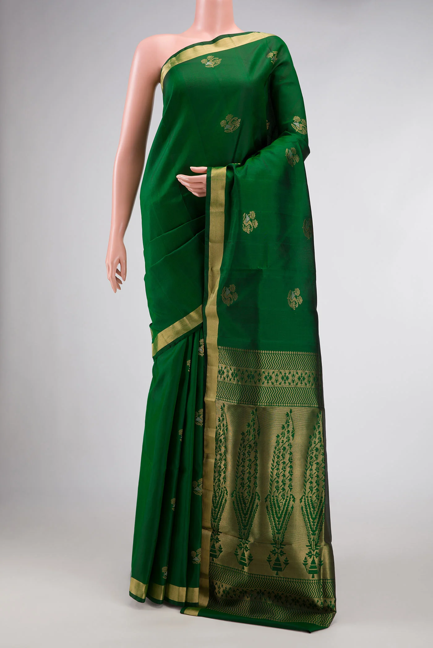 Green Soft Silk Saree