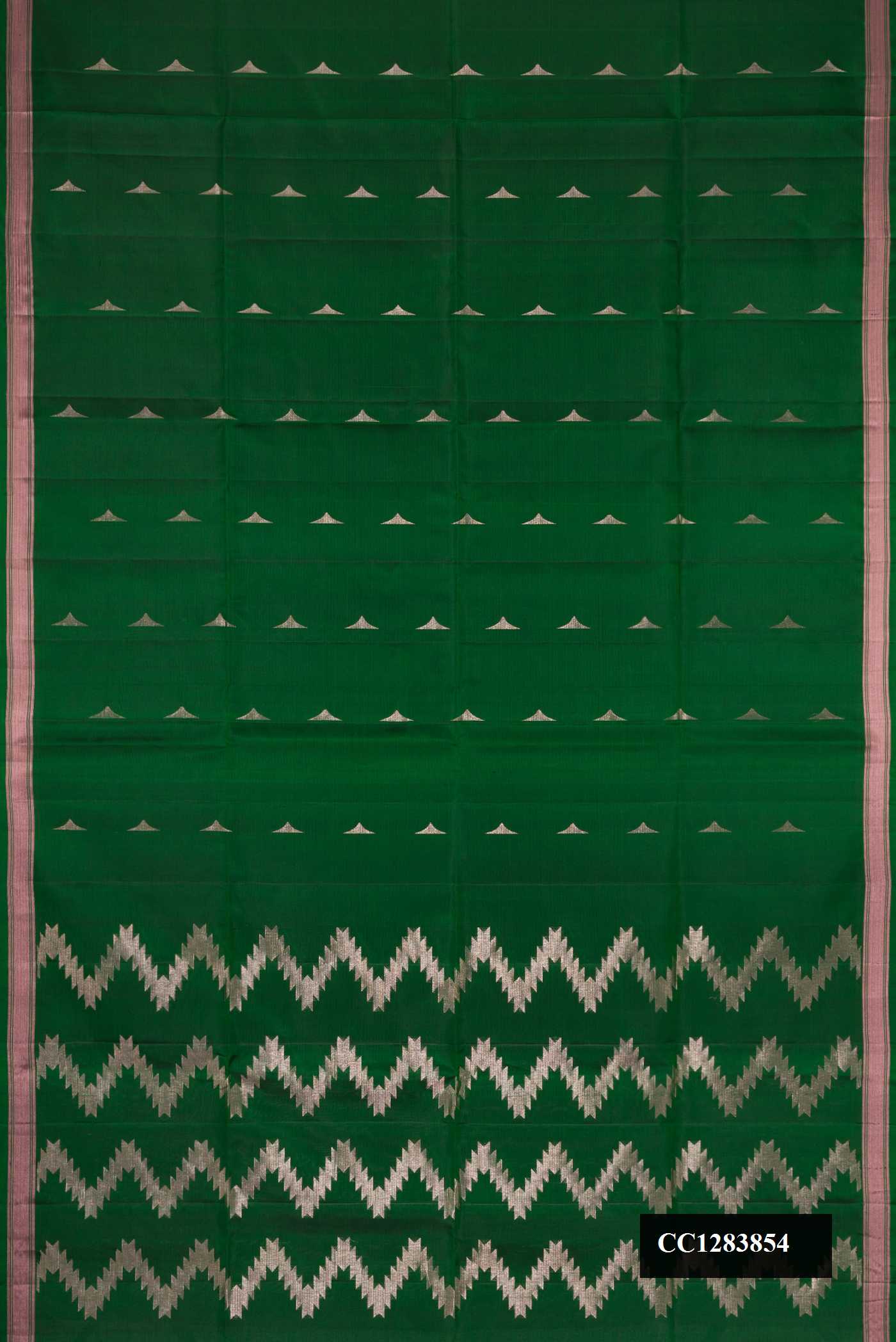Bottle Green Dual Tone Soft Silk Saree