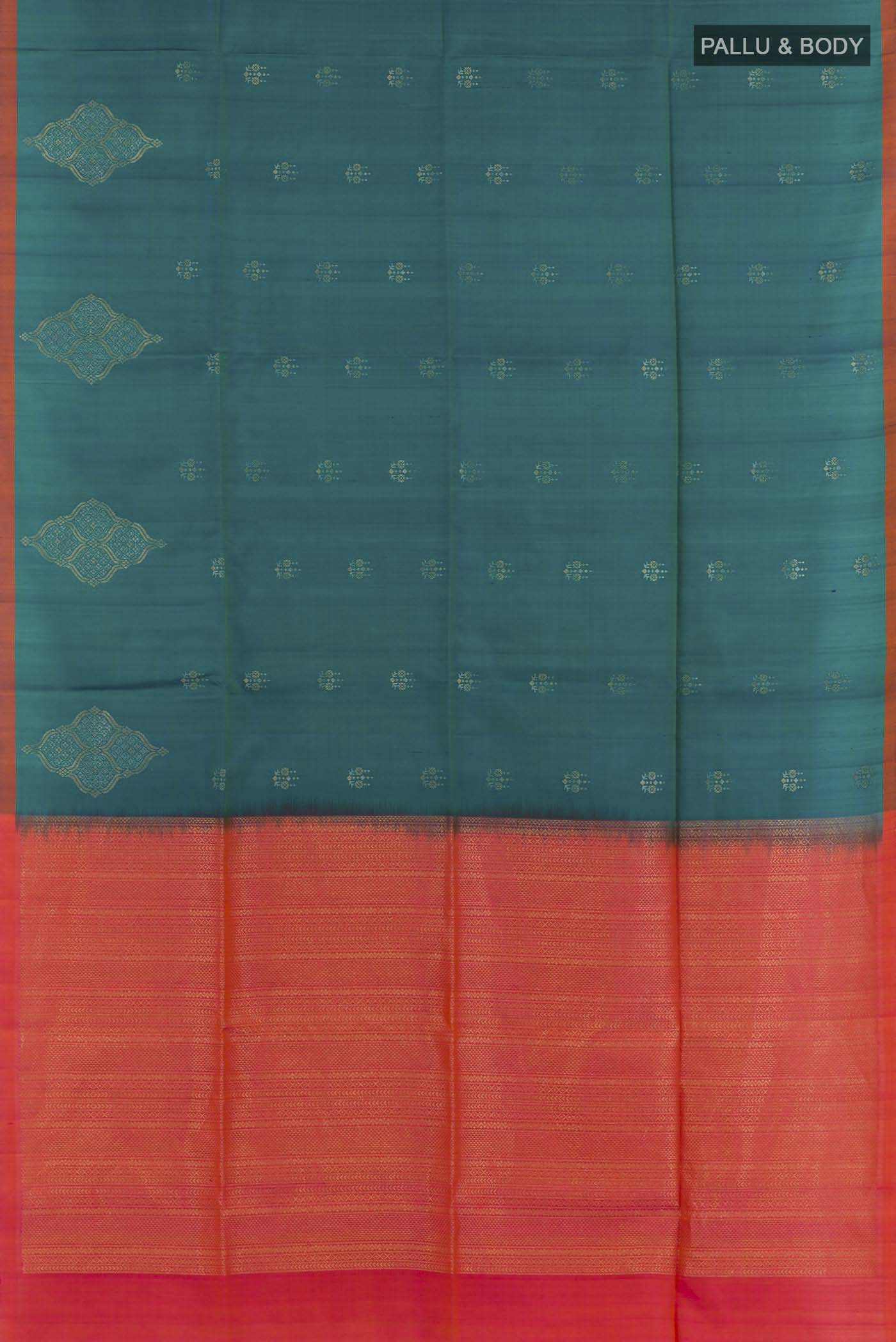 Blue Soft Silk Saree - Image 3