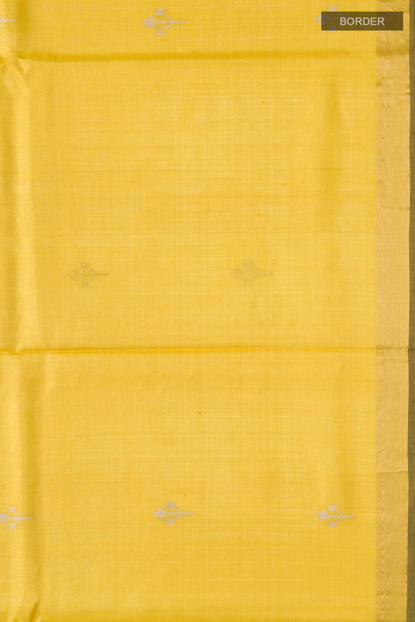 Breeze of Ease-Yellow Bhagalpuri Tussar Silk Saree - Image 7