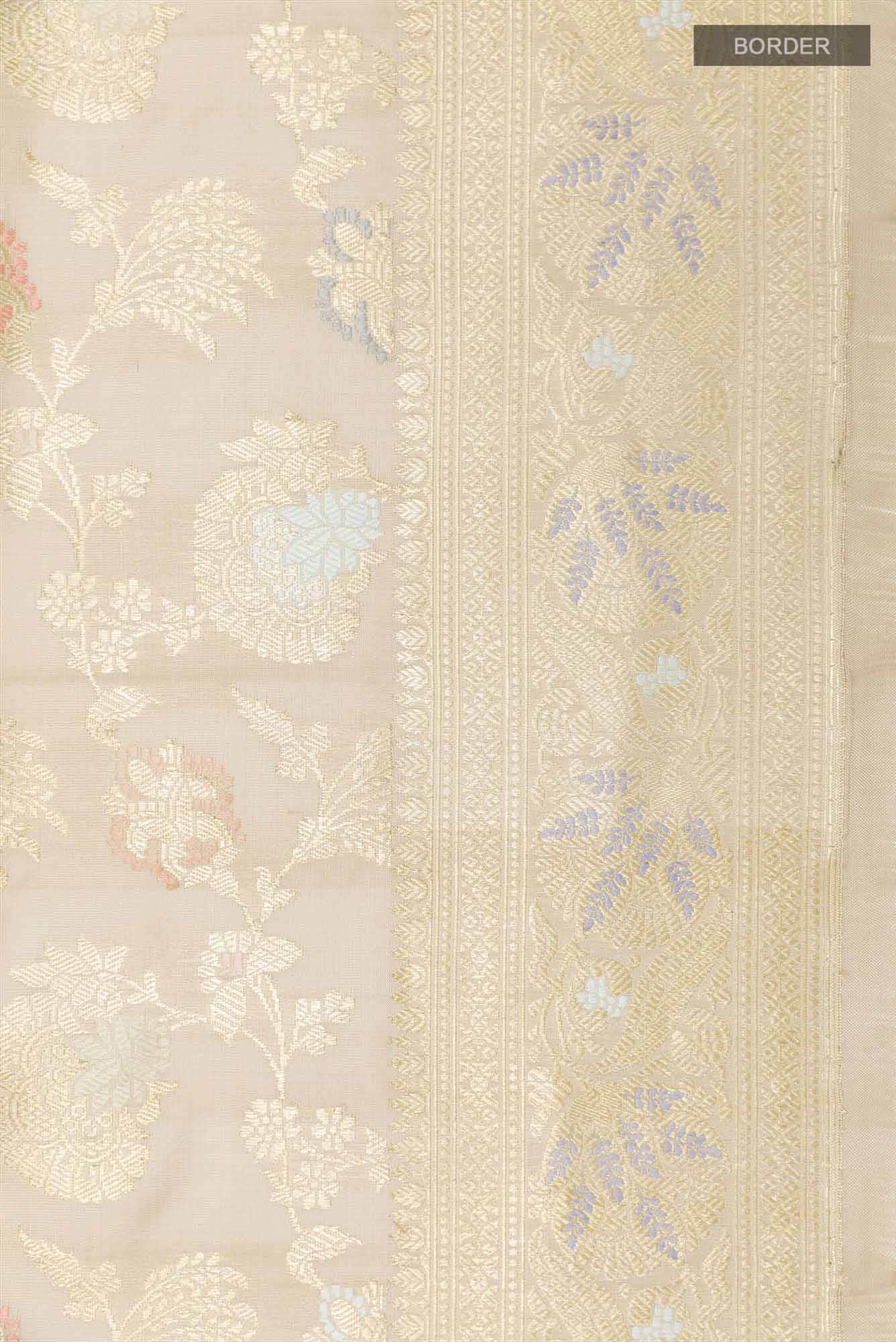 Bronze Banarasi Silk Saree - Image 6
