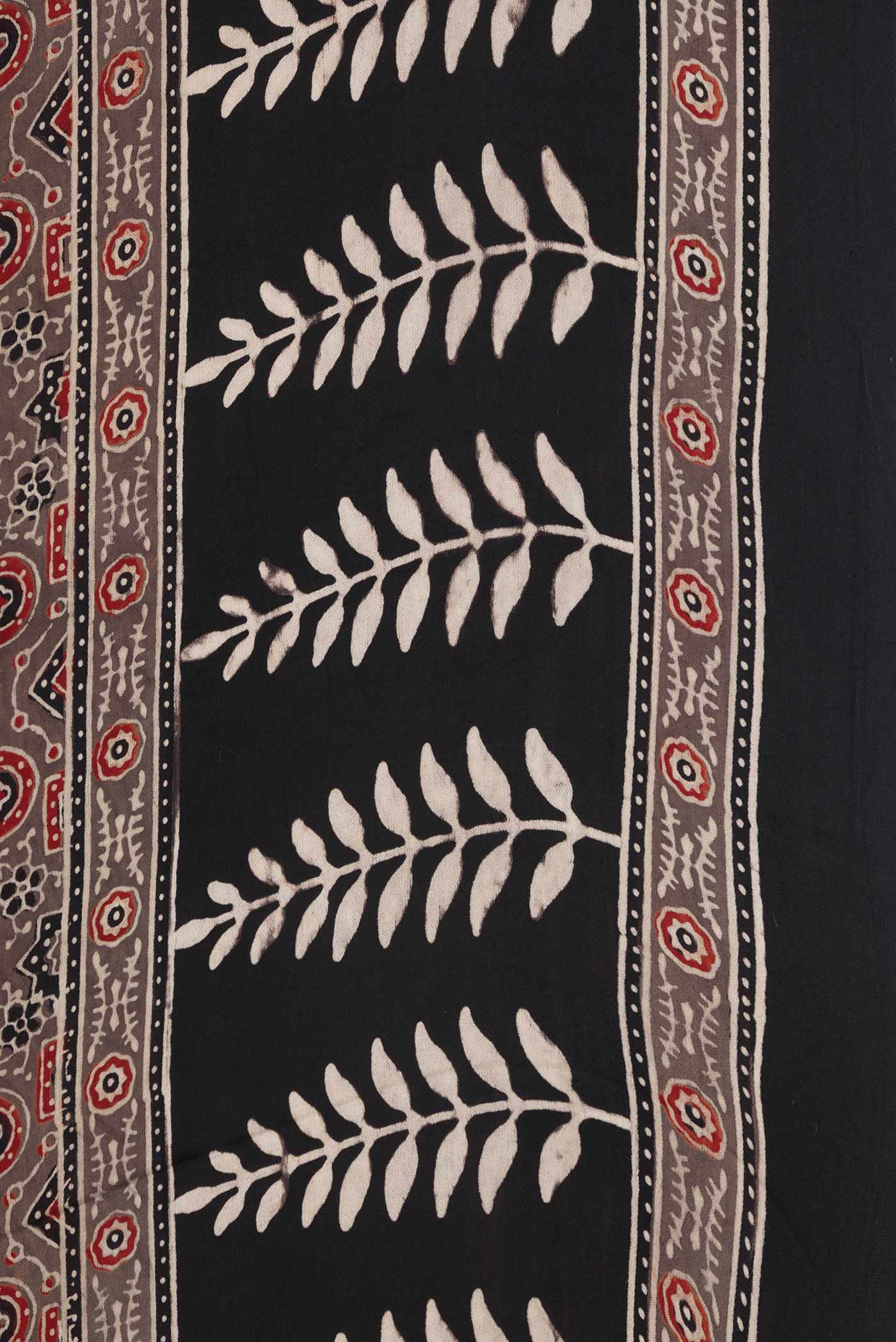 Brown Dual Tone Linen Saree - Image 3