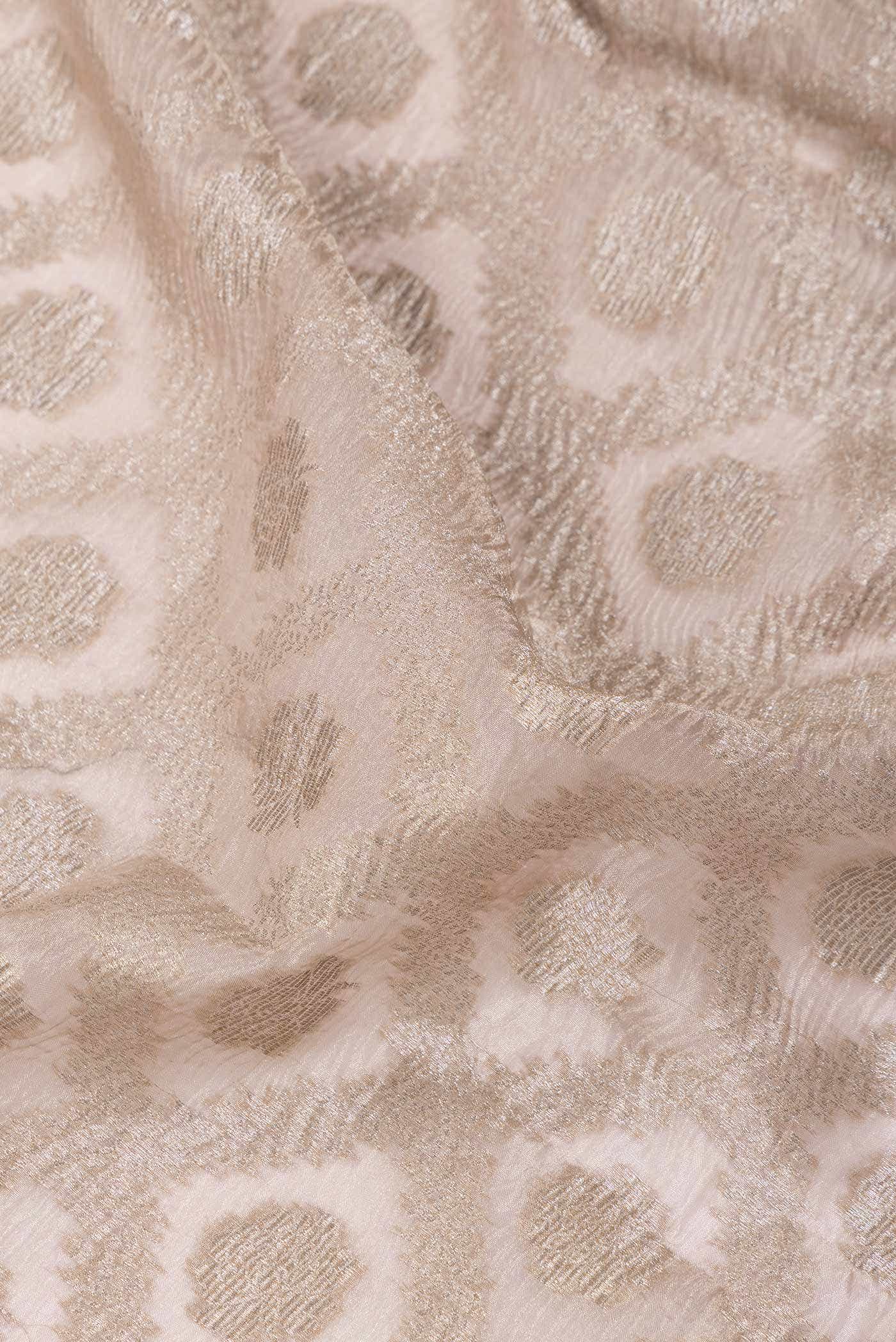 Brown Dual Tone Tissue Silk Saree - Image 3