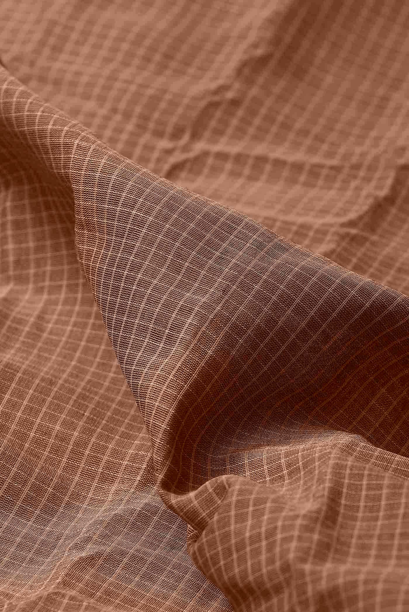 Brown Gadwal cotton Saree - Image 3