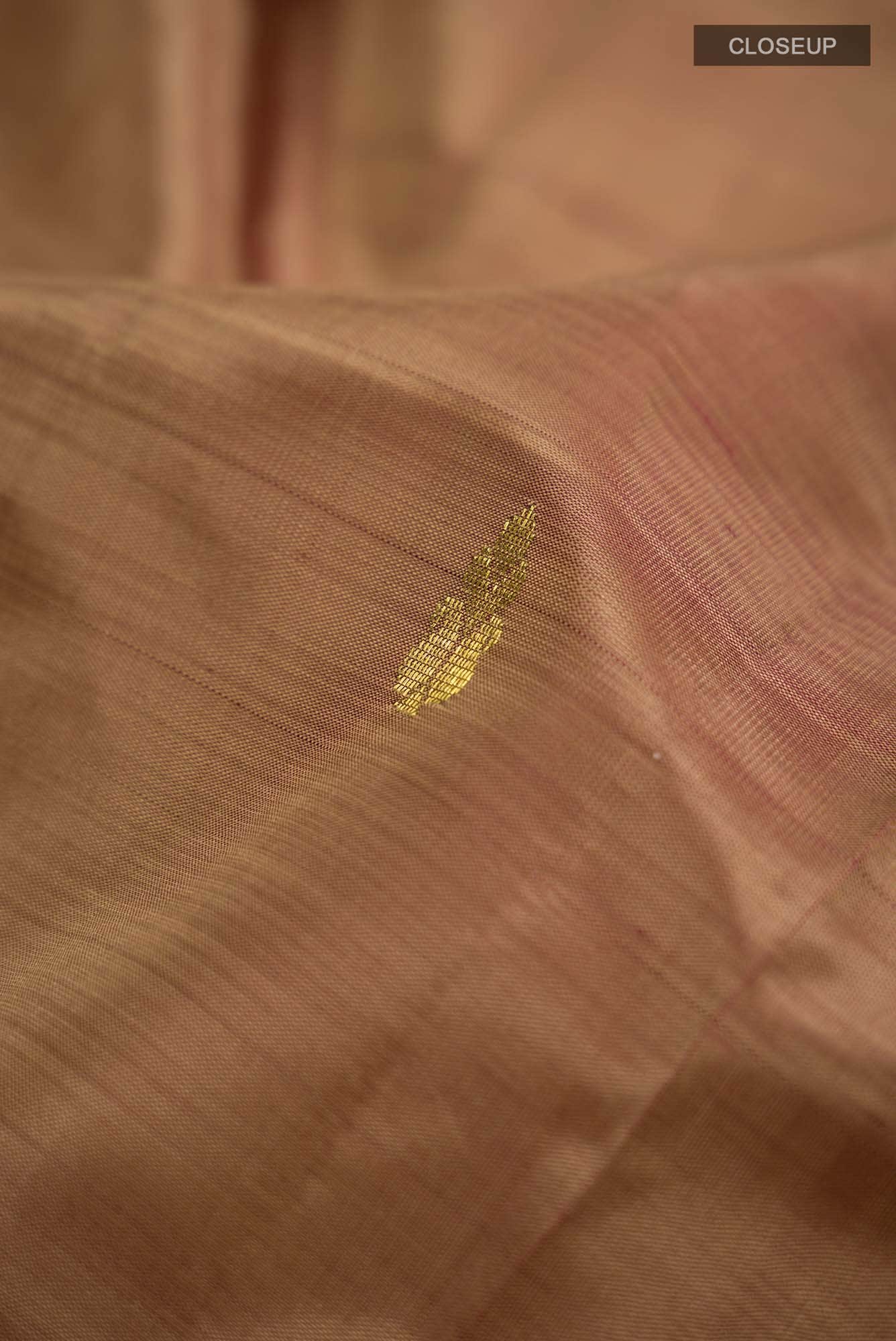 Brown Kanjivaram Silk Saree - Image 3