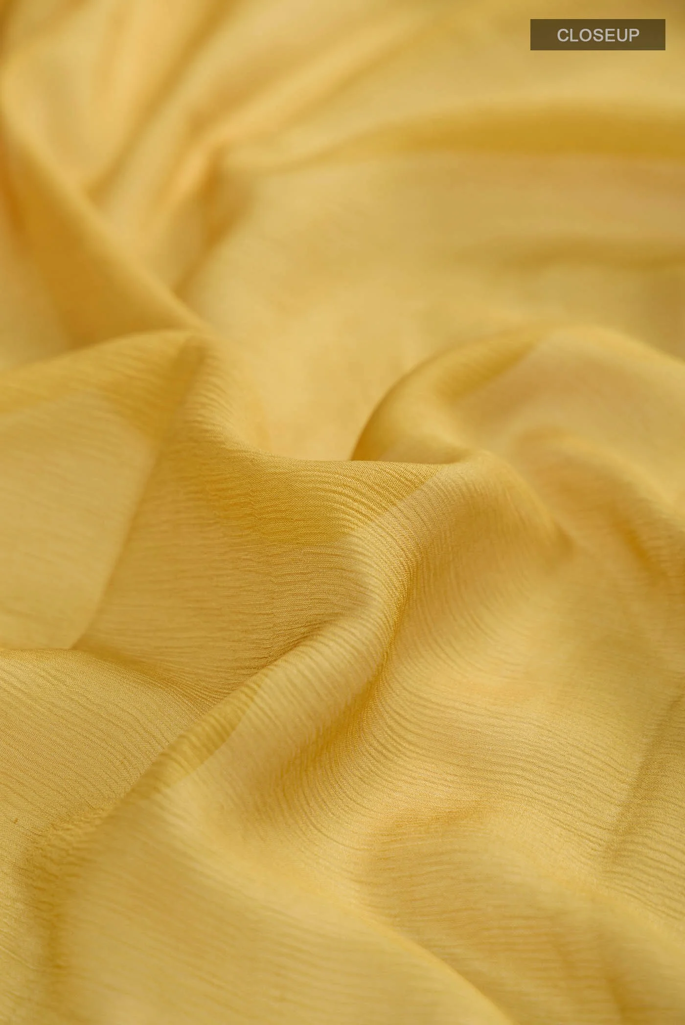 Brown Mysore Chiffon Saree - Image 2