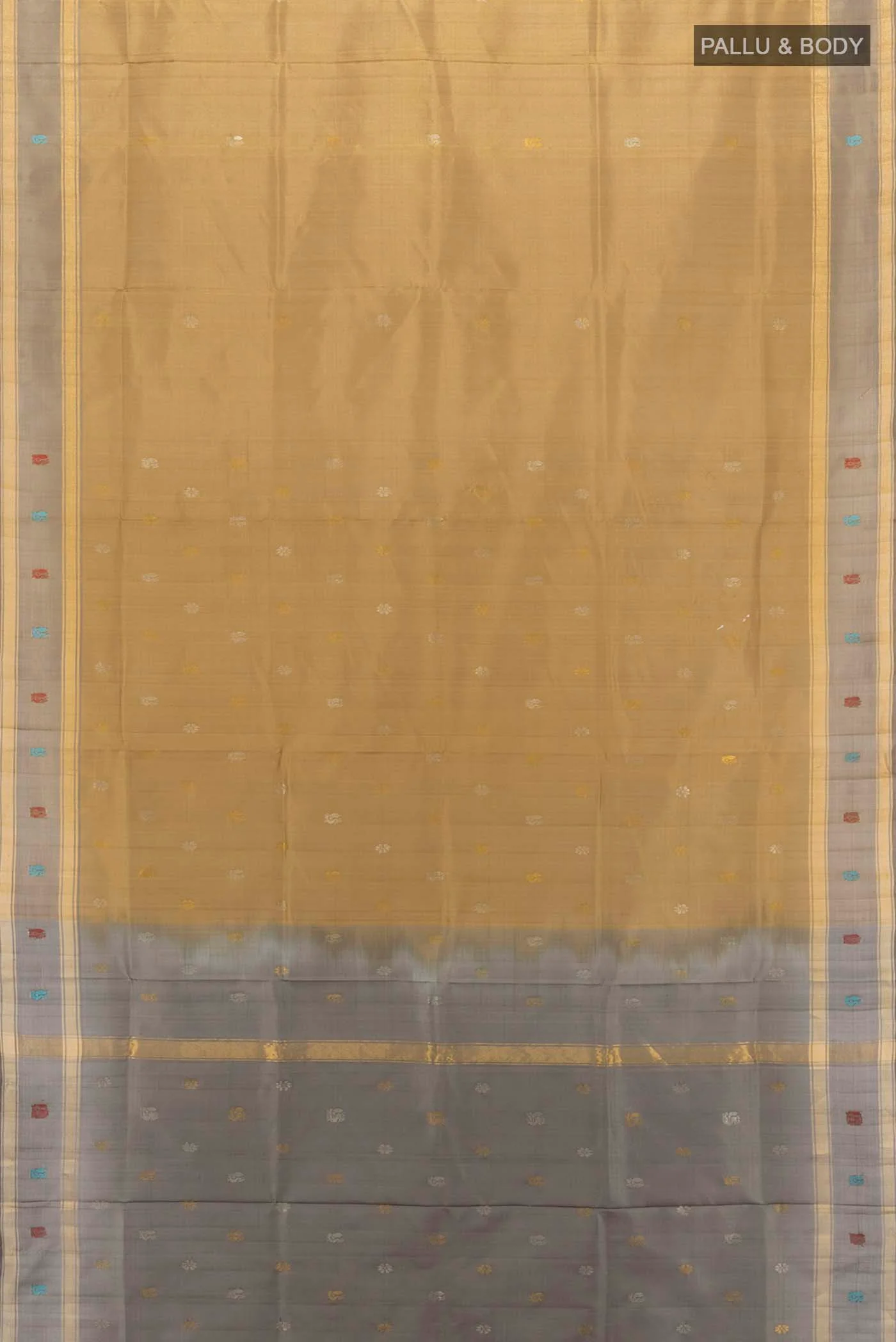 Brown Uppada Silk Saree - Image 5