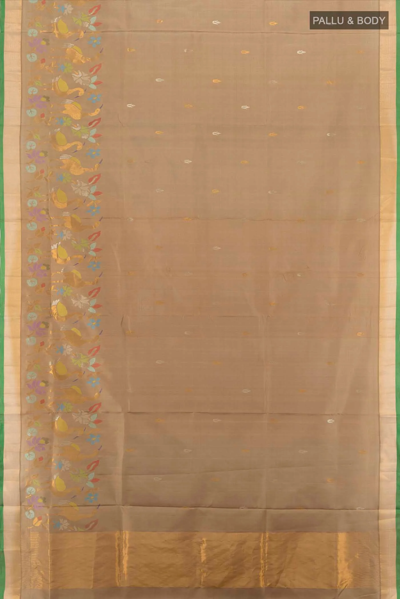 Brown Uppada Silk Saree - Image 5
