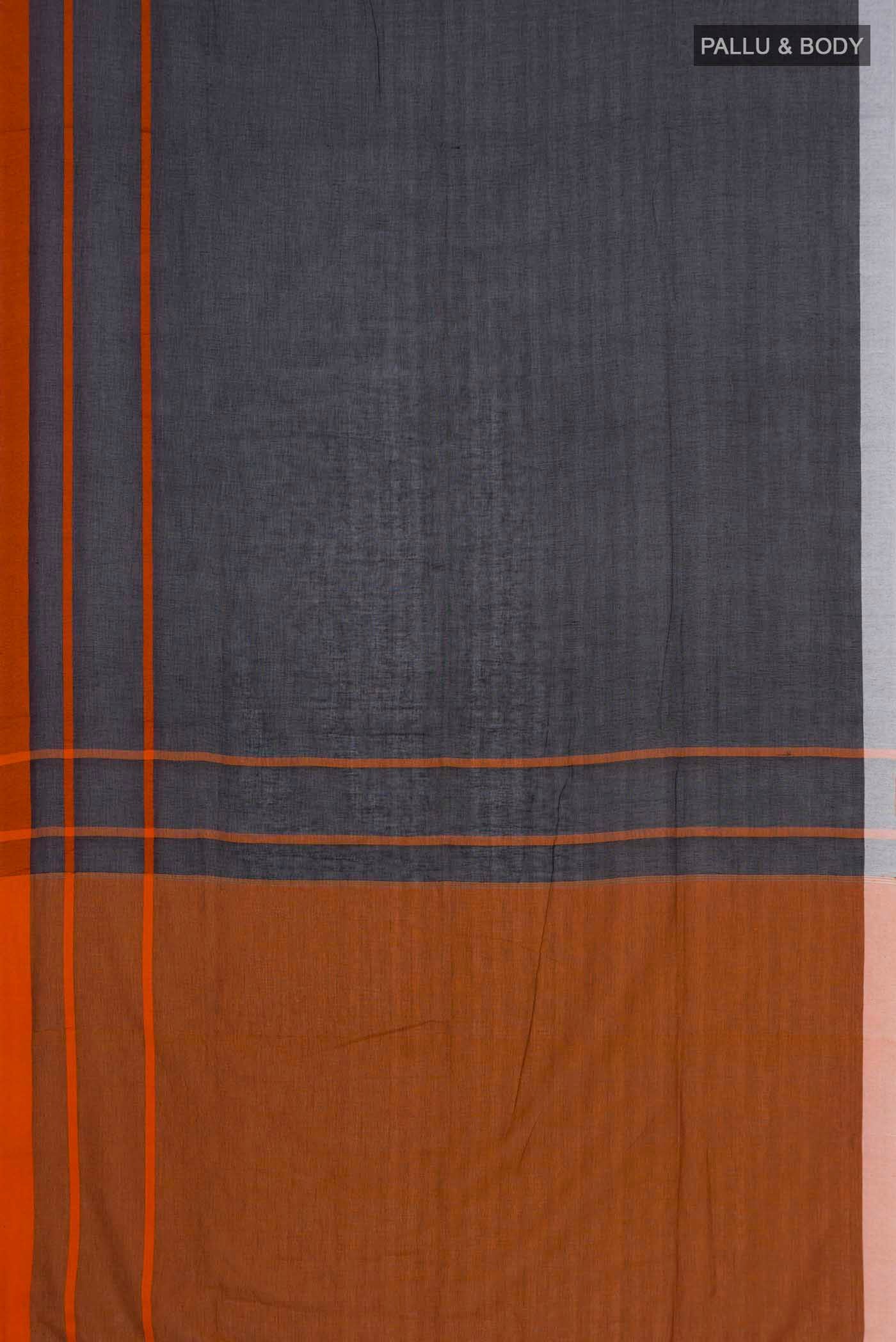 Chhaya-Black Cotton Saree - Image 6