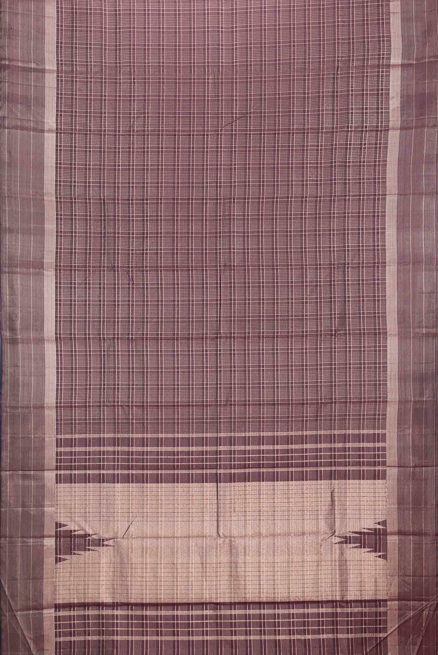 Coffee Brown Kanchipuram Silk Saree - Image 6