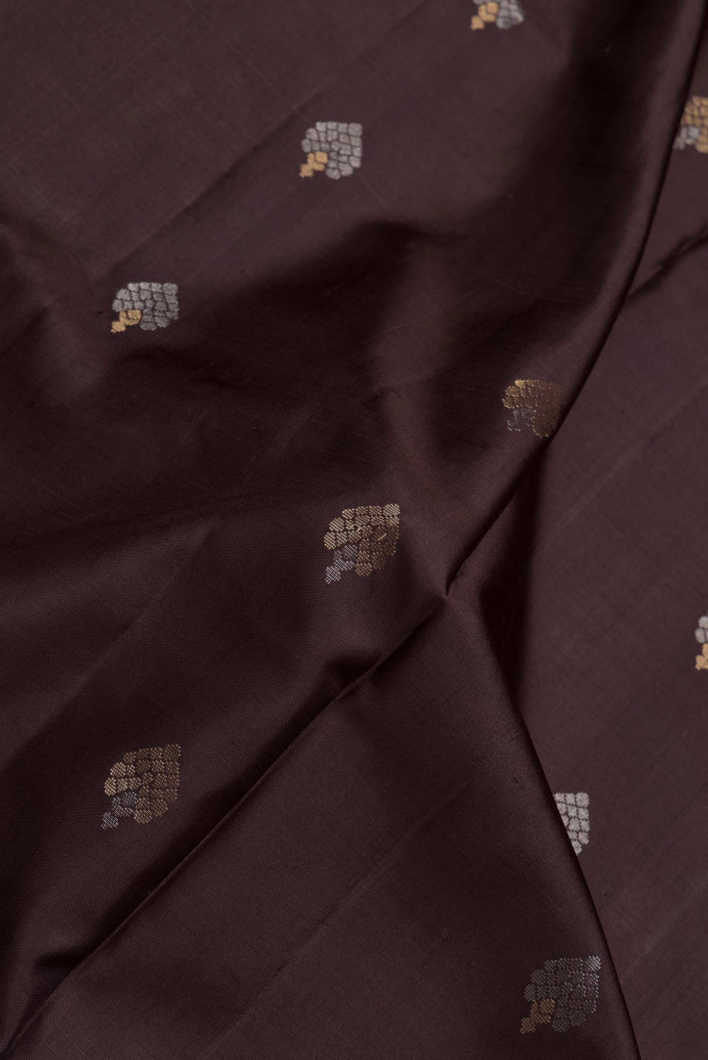 Coffee Brown Soft Silk Saree - Image 2