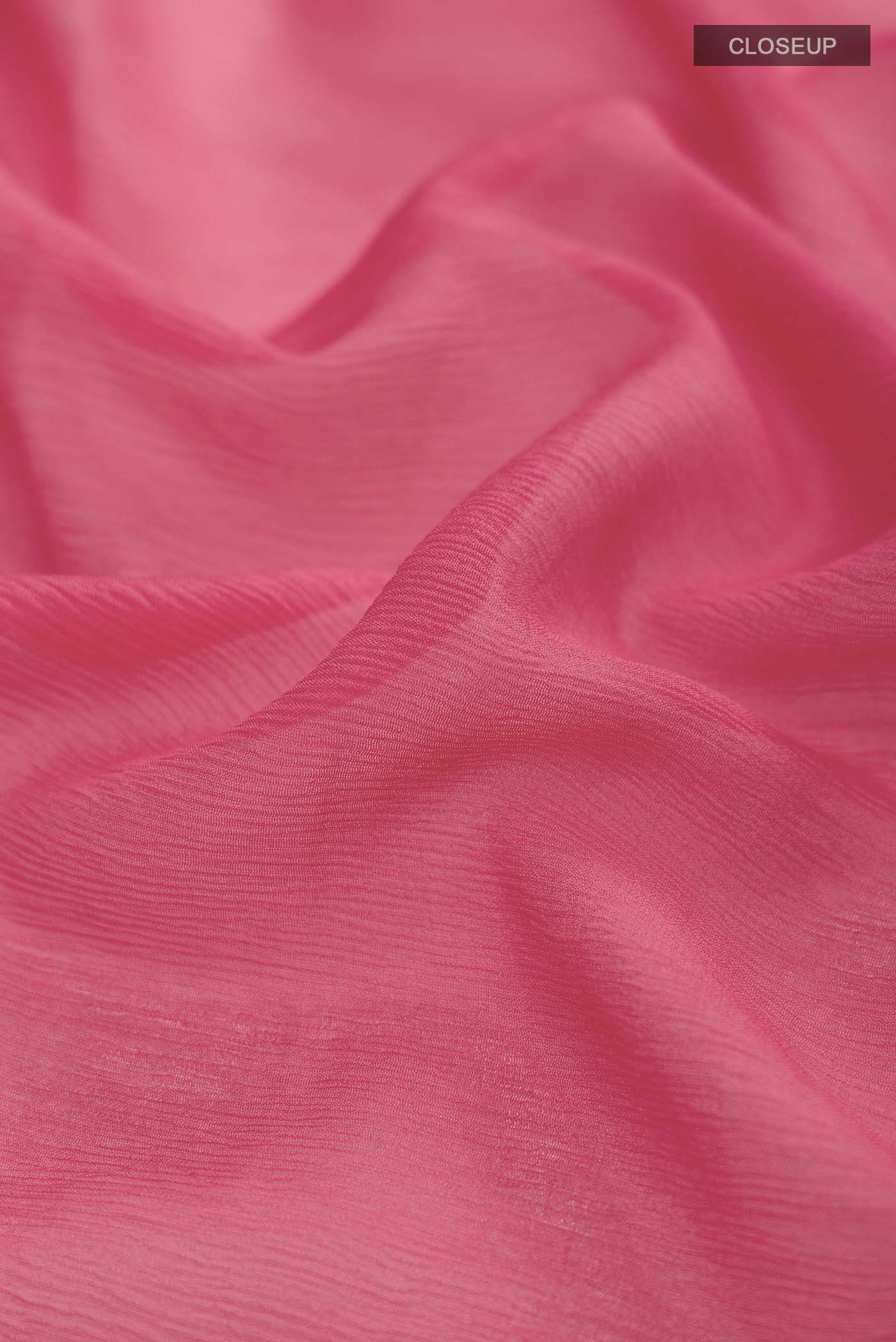 Coral Mysore Chiffon Saree - Image 2
