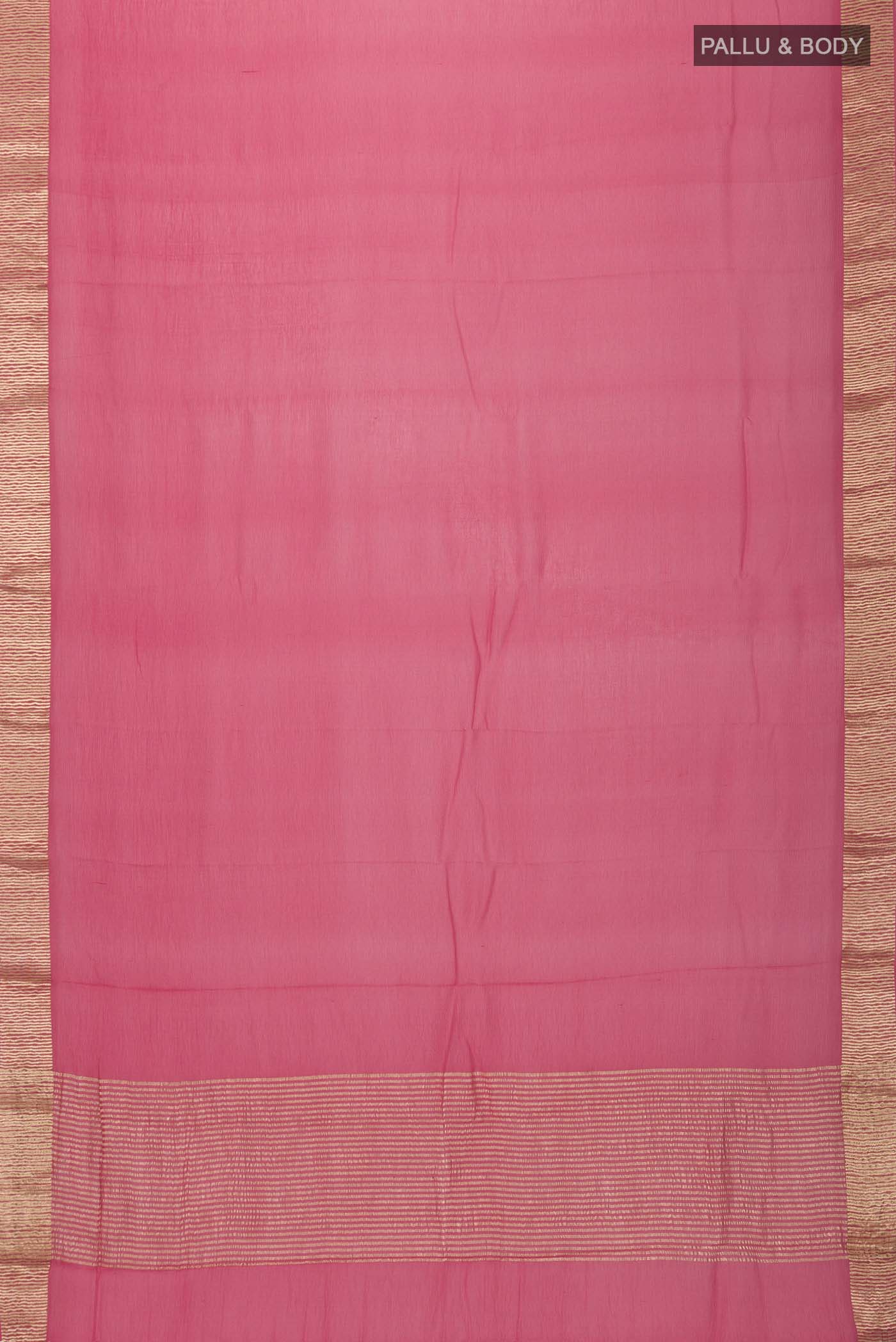 Coral Mysore Chiffon Saree - Image 5