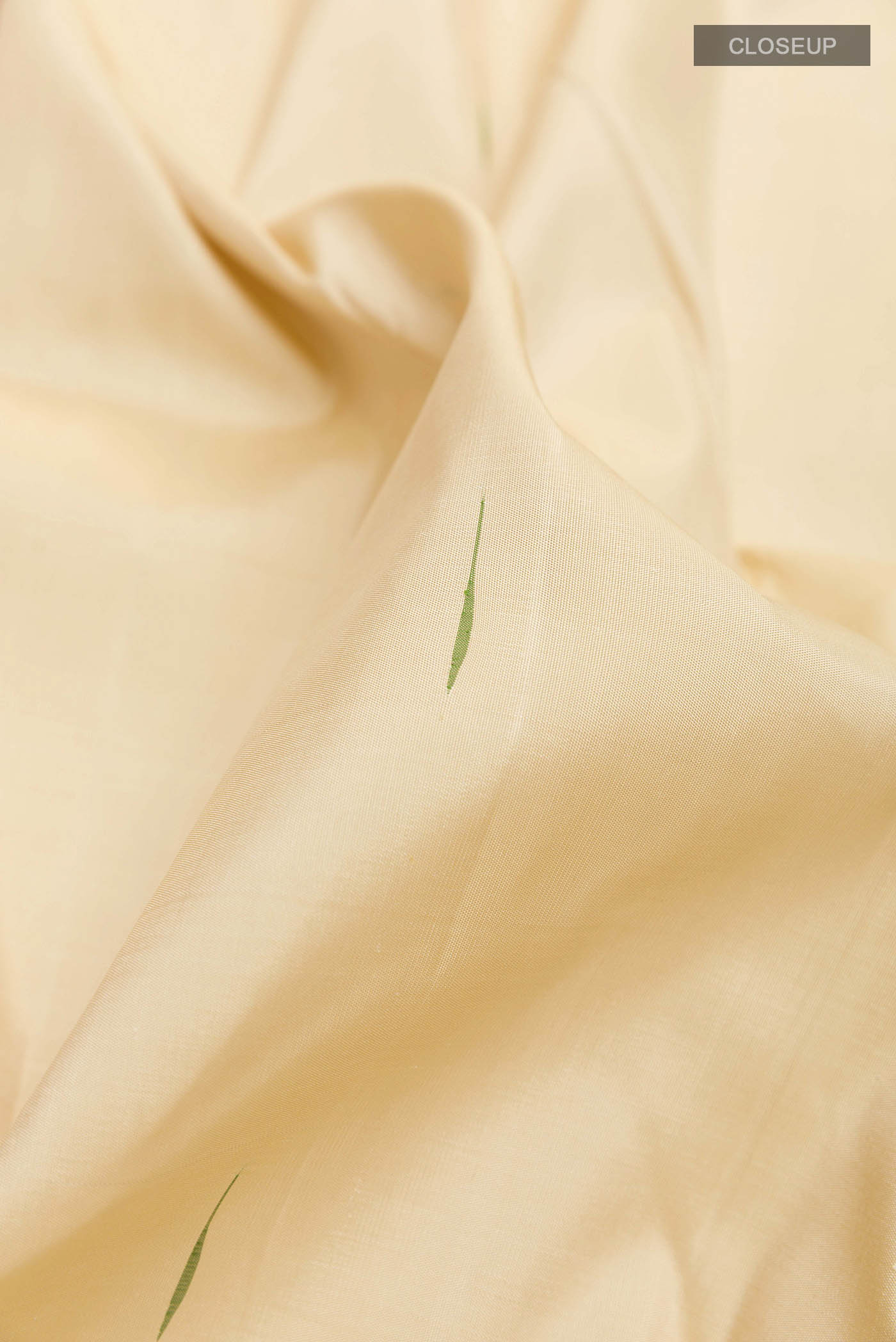 Cream Kanjivaram Silk Saree - Image 2