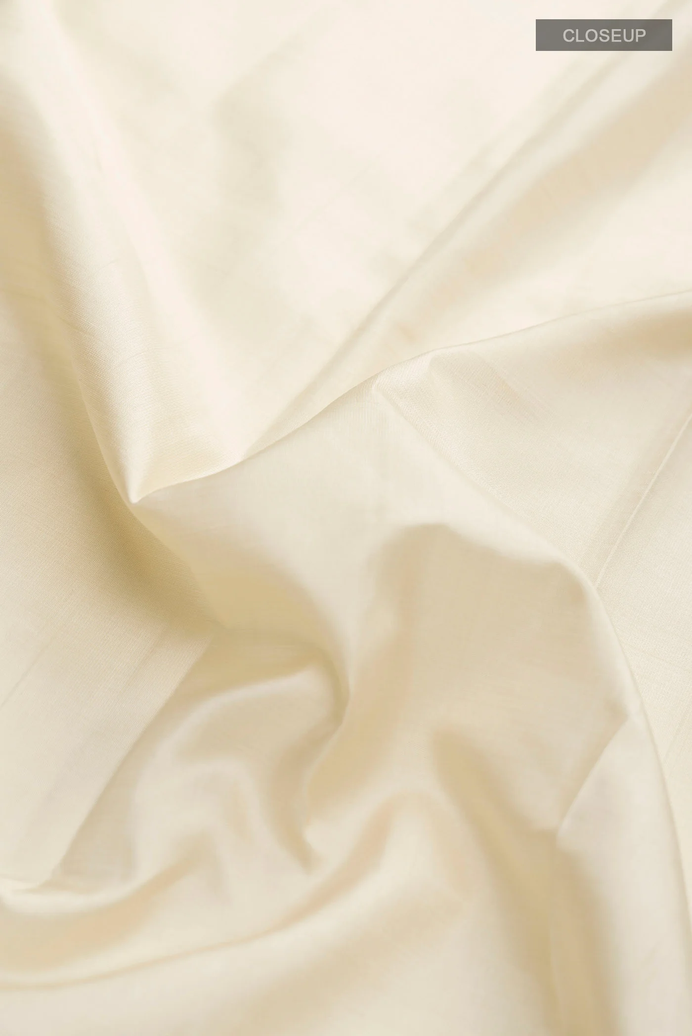 Cream Kanjivaram Silk Saree - Image 2
