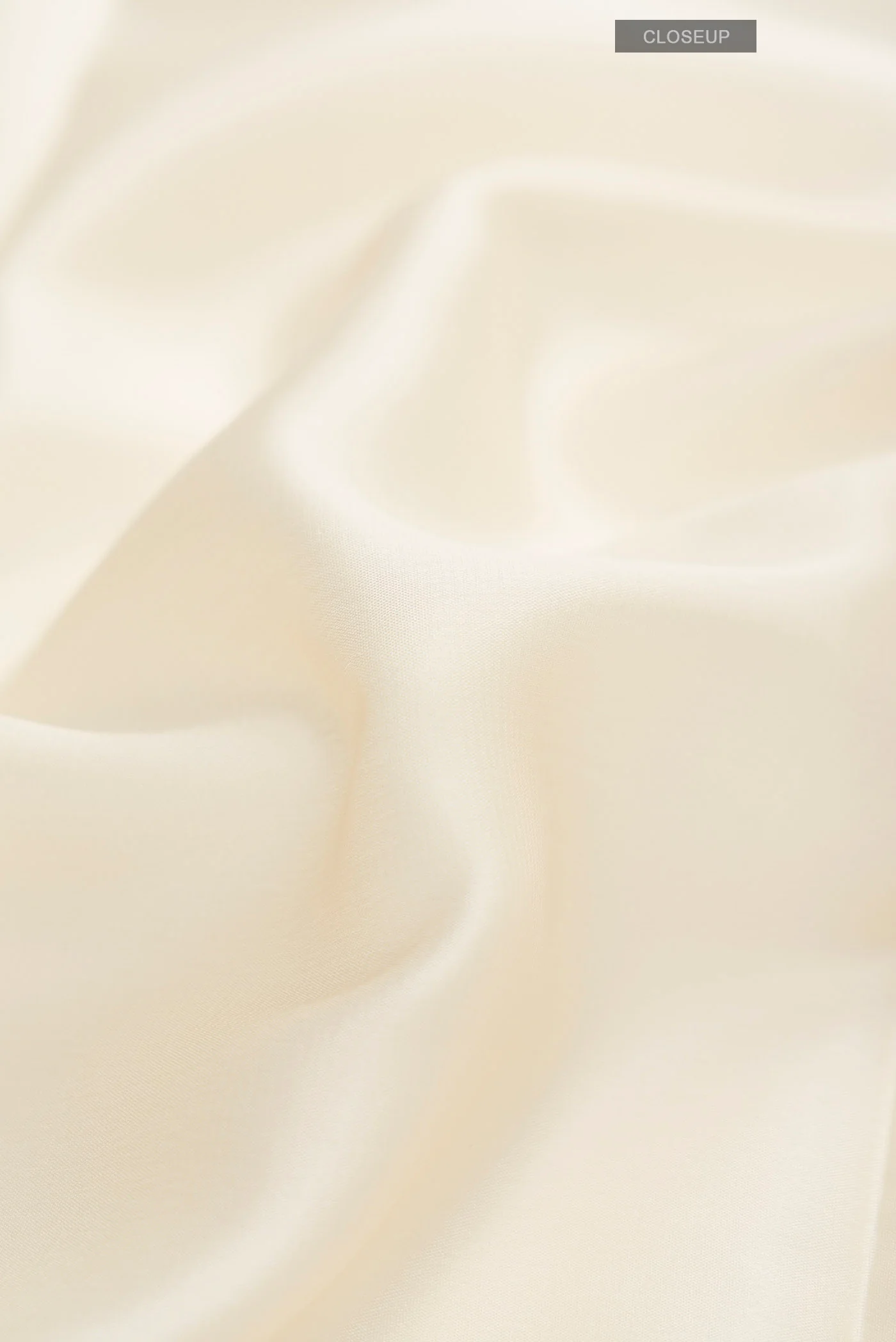 Cream Mysore Crepe Saree - Image 2