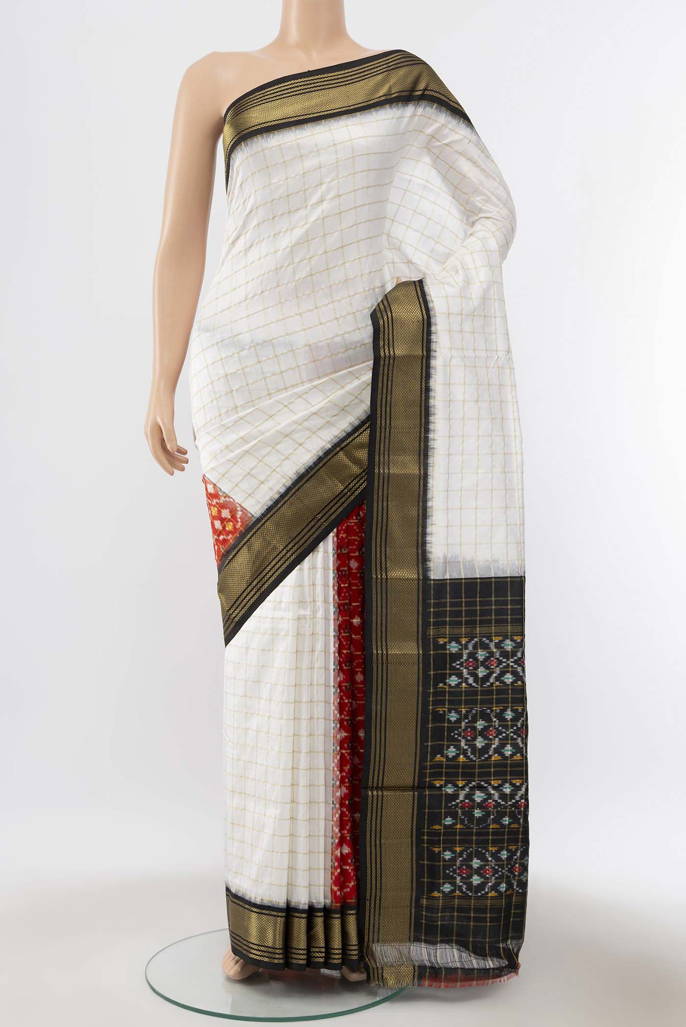 Multi Color Pochampally Silk Saree