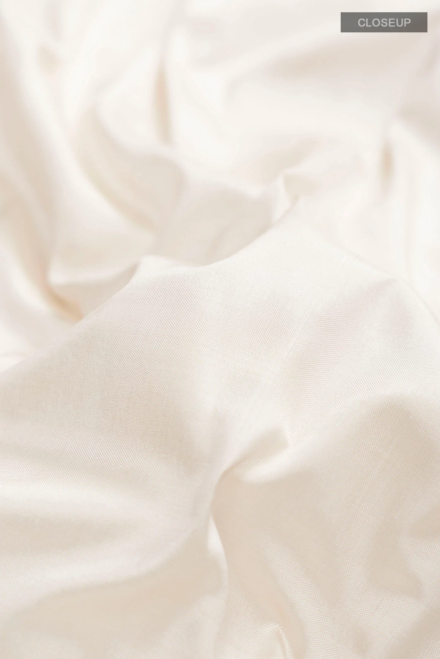 Cream Pochampally Silk Saree - Image 2