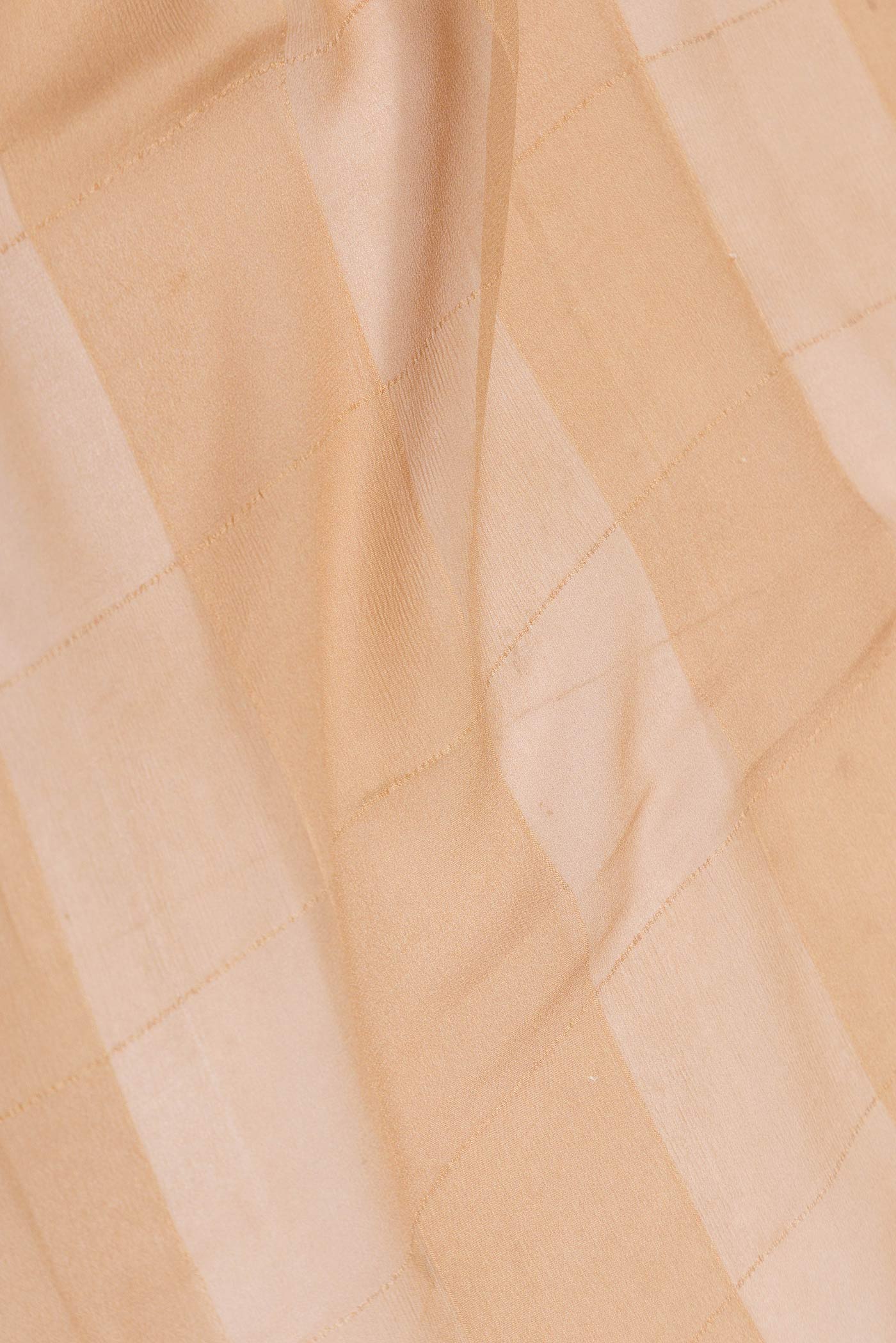 Peach Mysore Chiffon Saree - Image 2