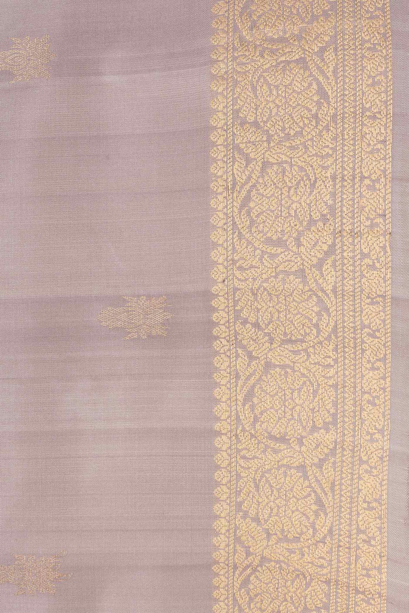 Dark Beige Soft Silk Saree - Image 3