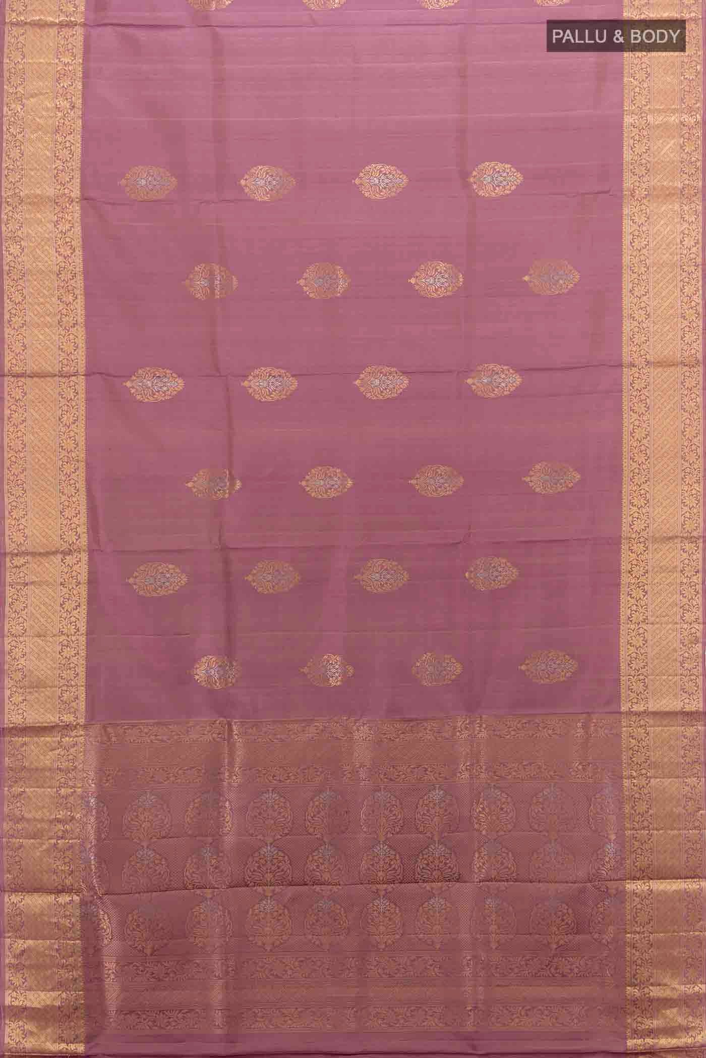 Purple Soft Silk Saree - Image 5