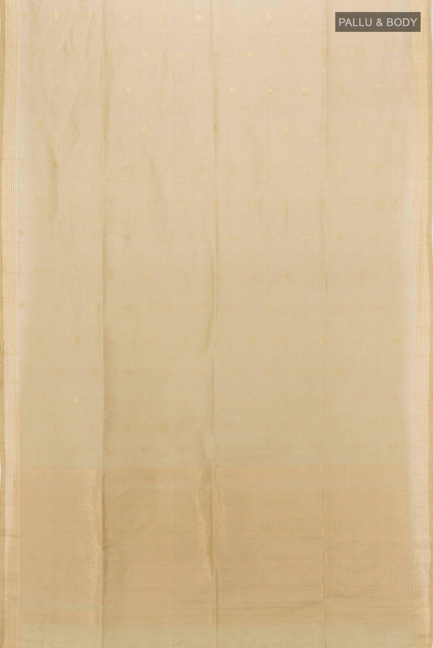 Dark Beige Soft Silk Saree - Image 5